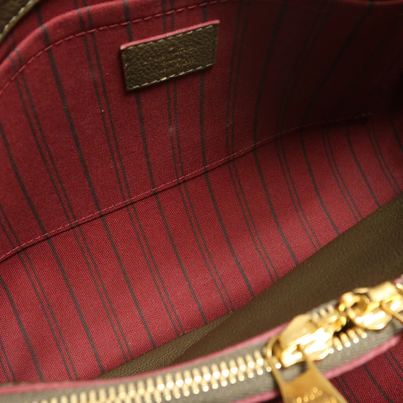 LOUIS VUITTON Montaigne M44060 2-Way Bag Leather 綠色 / Green Leather Rank A - Thumbnail 6