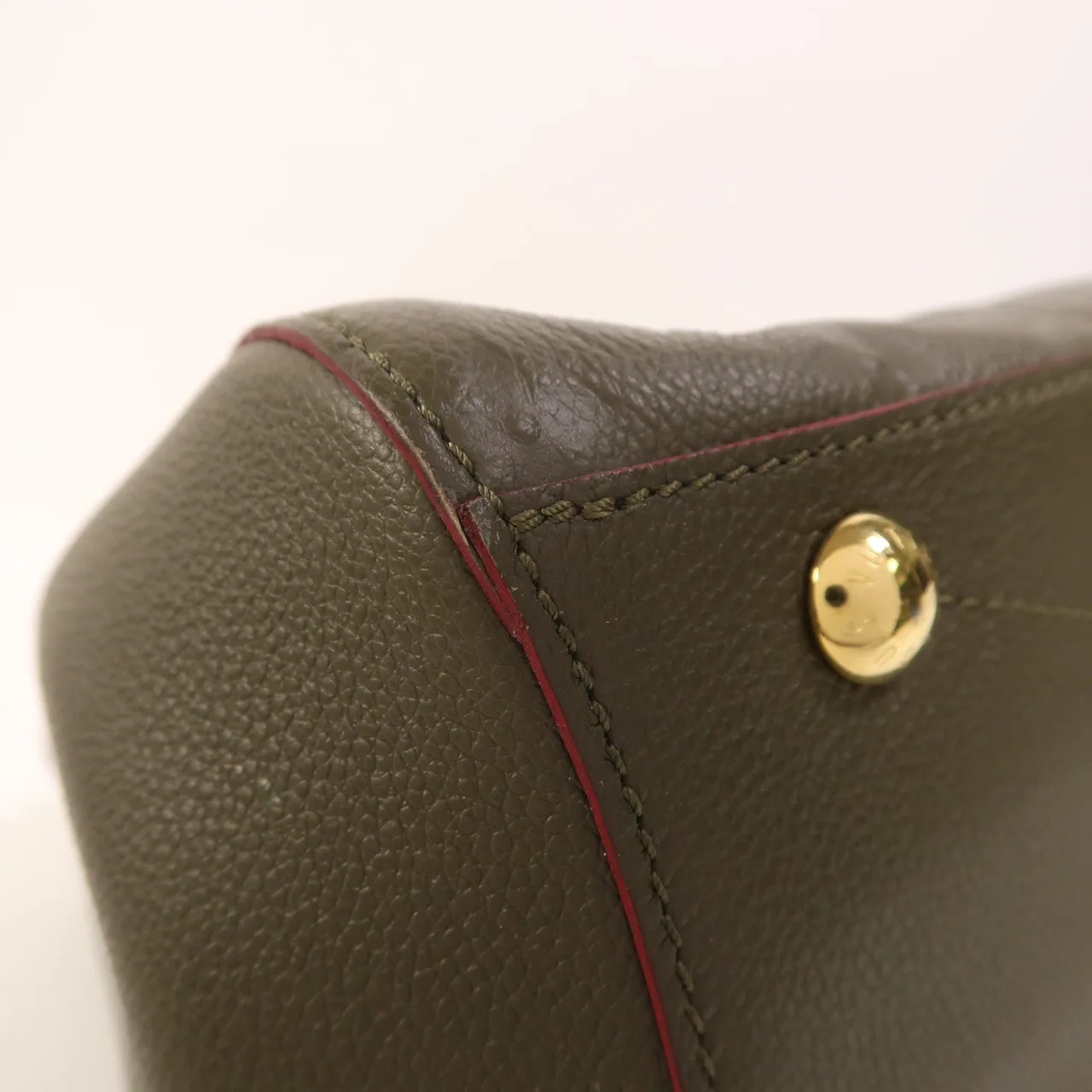 LOUIS VUITTON Montaigne M44060 2-Way Bag Leather 綠色 / Green Leather Rank A - Thumbnail 13