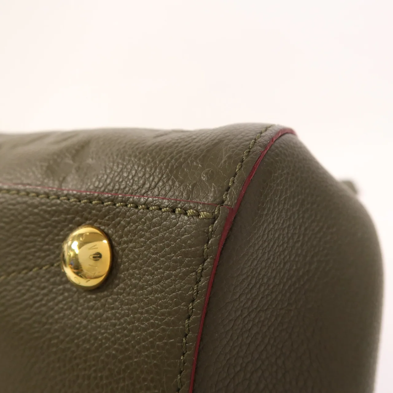 LOUIS VUITTON Montaigne M44060 2-Way Bag Leather 綠色 / Green Leather Rank A - Thumbnail 14