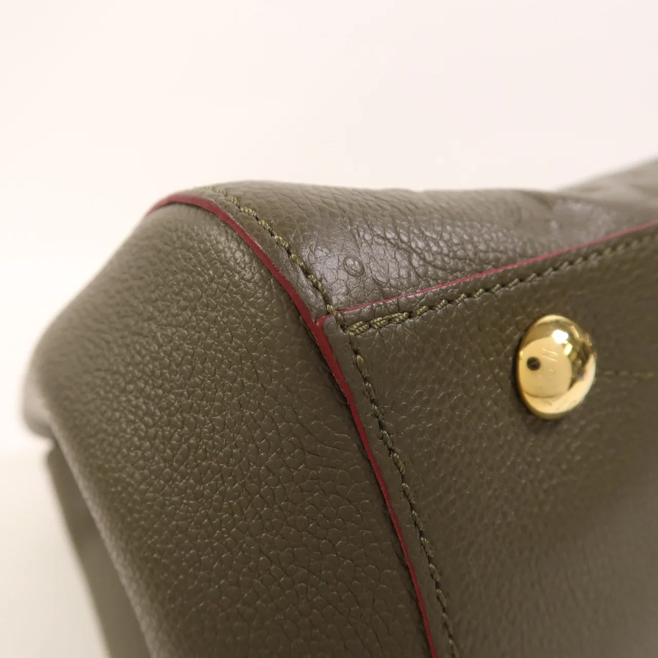 LOUIS VUITTON Montaigne M44060 2-Way Bag Leather 綠色 / Green Leather Rank A - Thumbnail 15