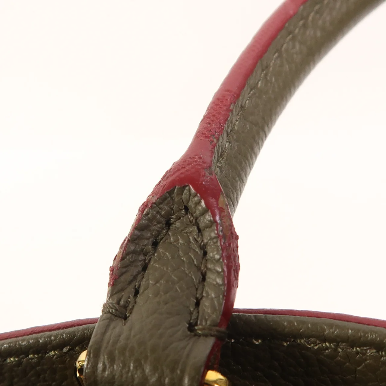 LOUIS VUITTON Montaigne M44060 2-Way Bag Leather 綠色 / Green Leather Rank A - Thumbnail 18