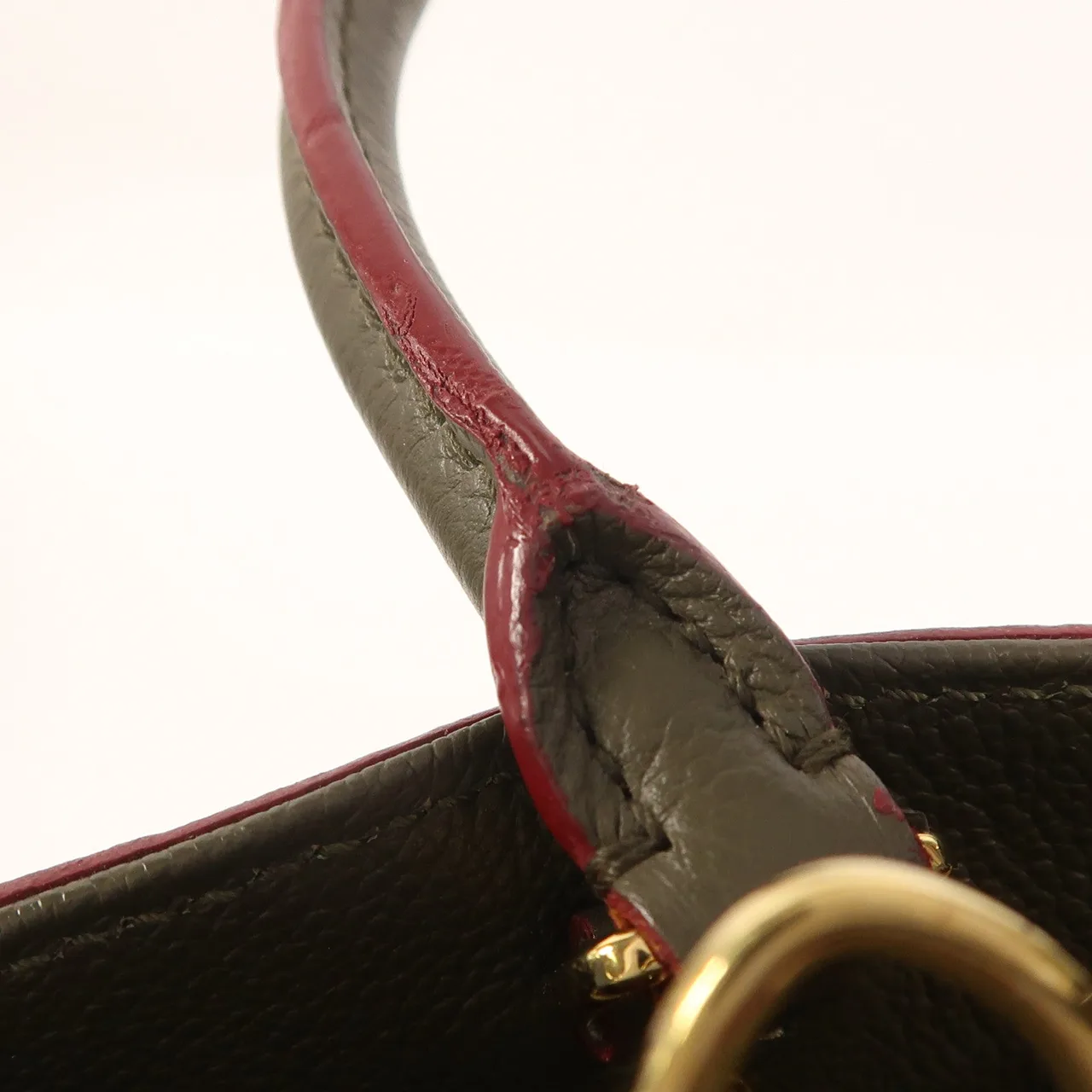 LOUIS VUITTON Montaigne M44060 2-Way Bag Leather 綠色 / Green Leather Rank A - Thumbnail 19