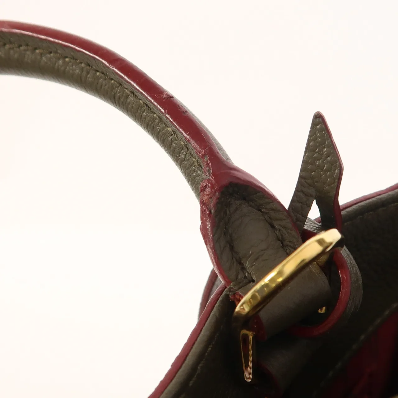 LOUIS VUITTON Montaigne M44060 2-Way Bag Leather 綠色 / Green Leather Rank A - Thumbnail 20