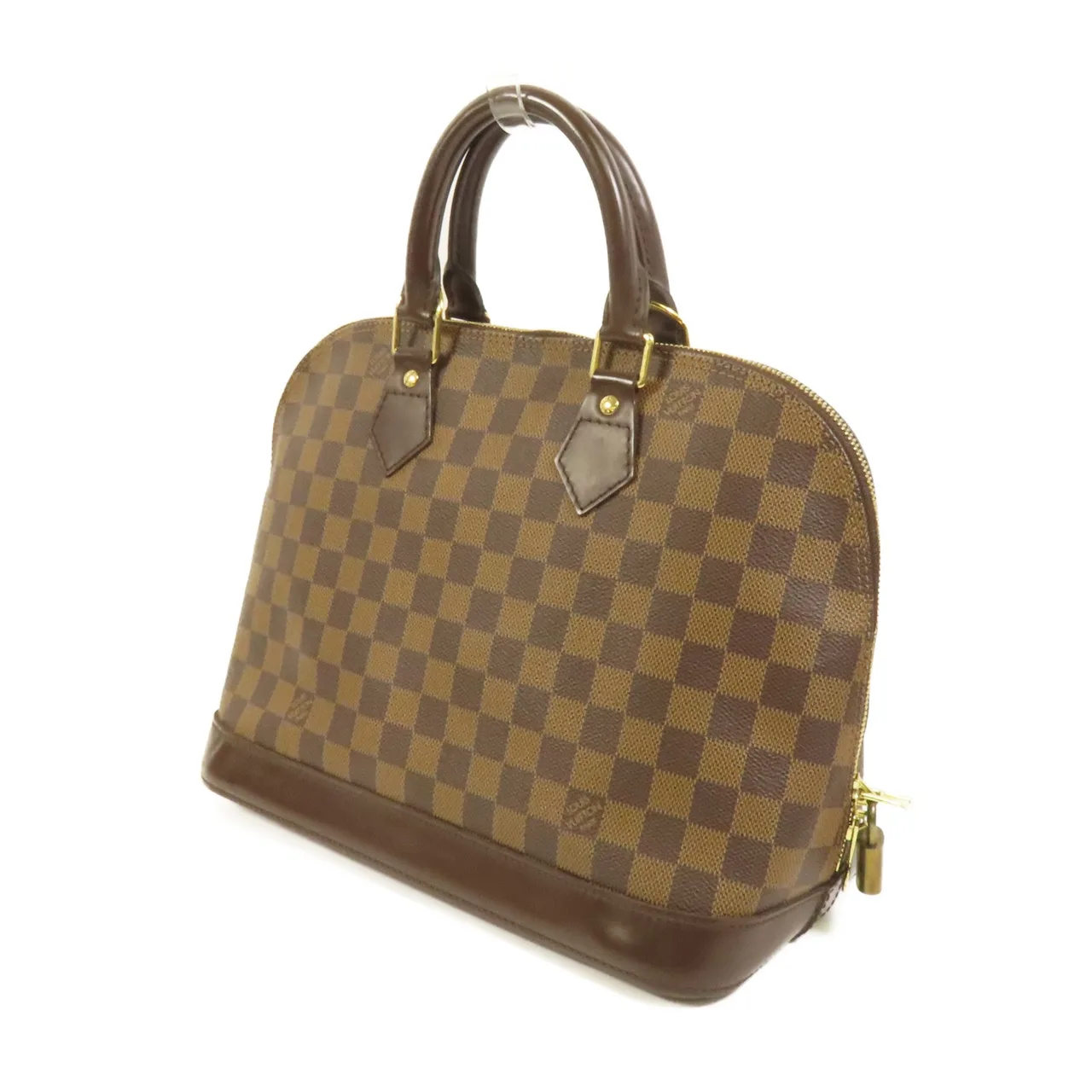 LOUIS VUITTON Alma N51131 Handbag Coated Canvas 棕色 / Brown Coated Canvas Rank B - Thumbnail 3