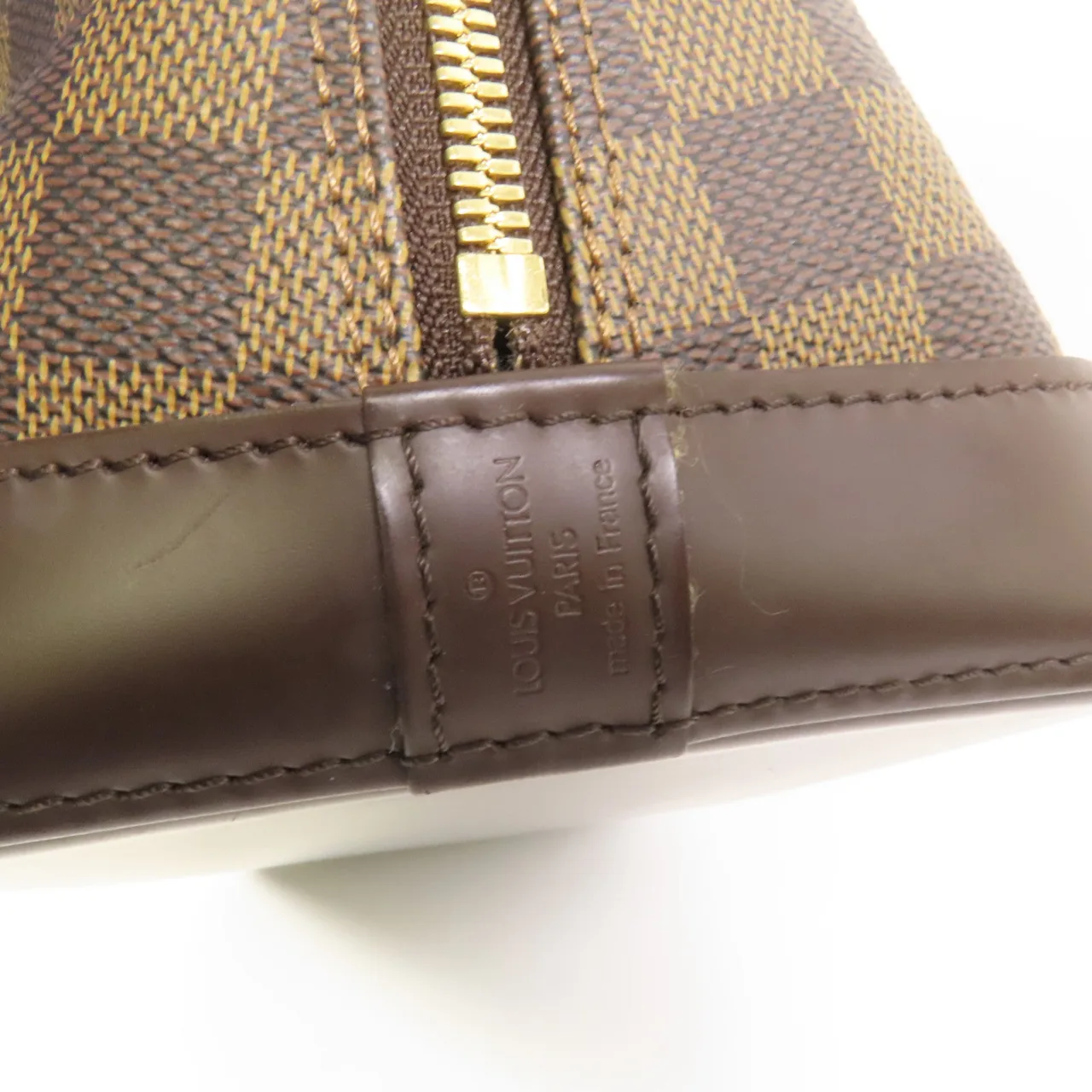 LOUIS VUITTON Alma N51131 Handbag Coated Canvas 棕色 / Brown Coated Canvas Rank B - Thumbnail 6