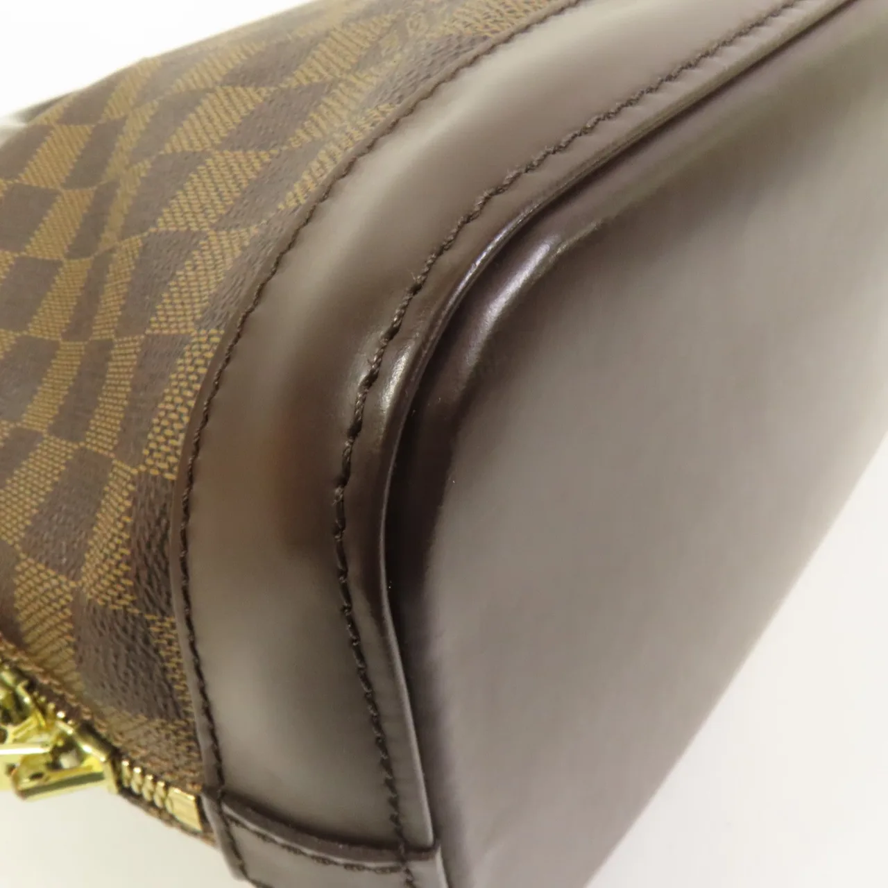 LOUIS VUITTON Alma N51131 Handbag Coated Canvas 棕色 / Brown Coated Canvas Rank B - Thumbnail 12