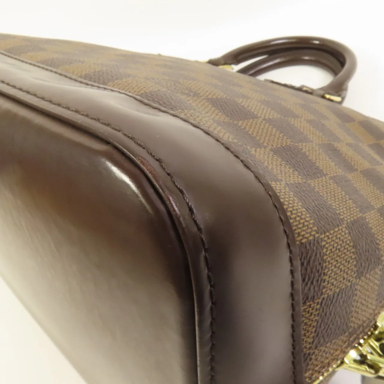 LOUIS VUITTON Alma N51131 Handbag Coated Canvas 棕色 / Brown Coated Canvas Rank B - Thumbnail 13