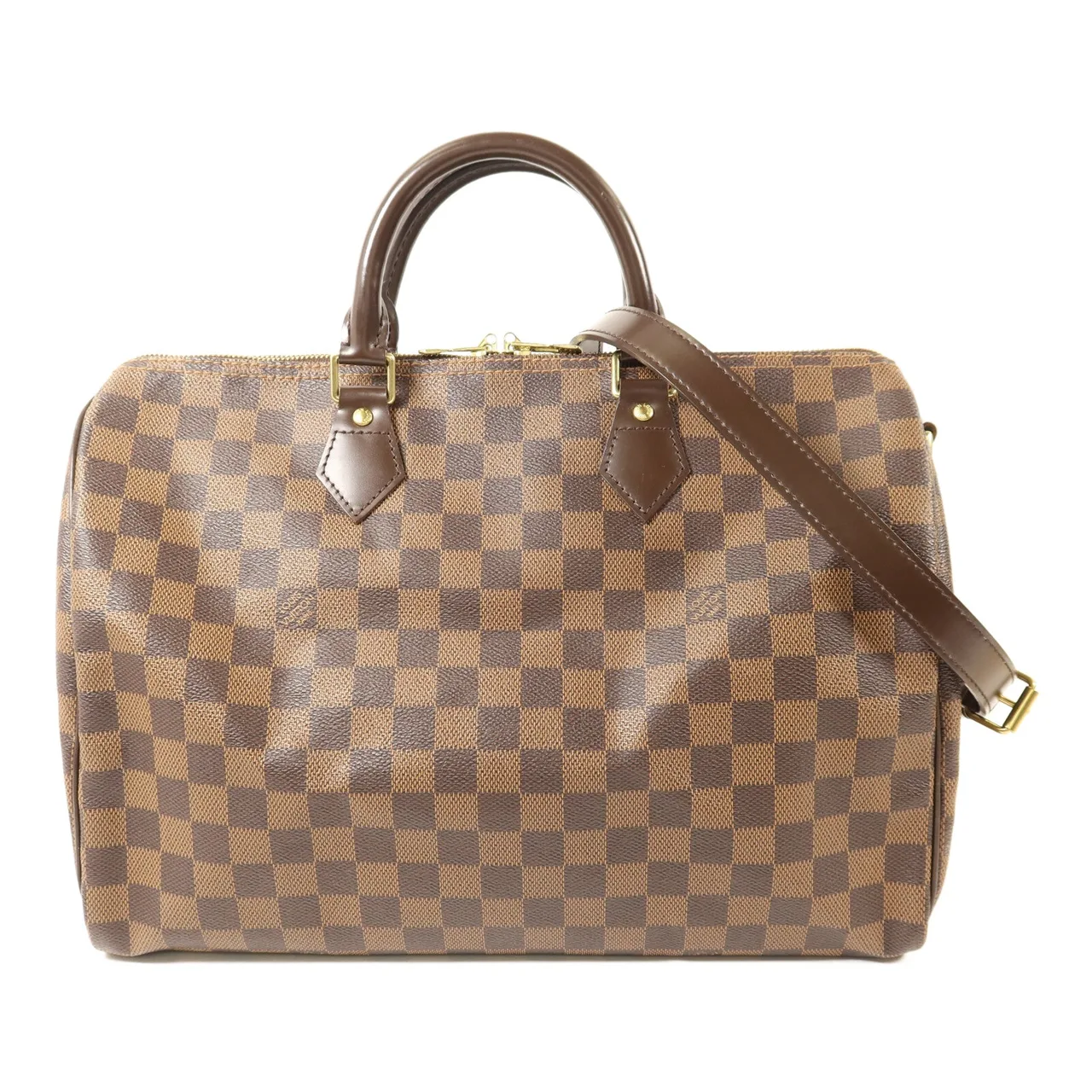 LOUIS VUITTON Speedy Bandouliere N40591 2-Way Bag Coated Canvas 棕色 / Brown
