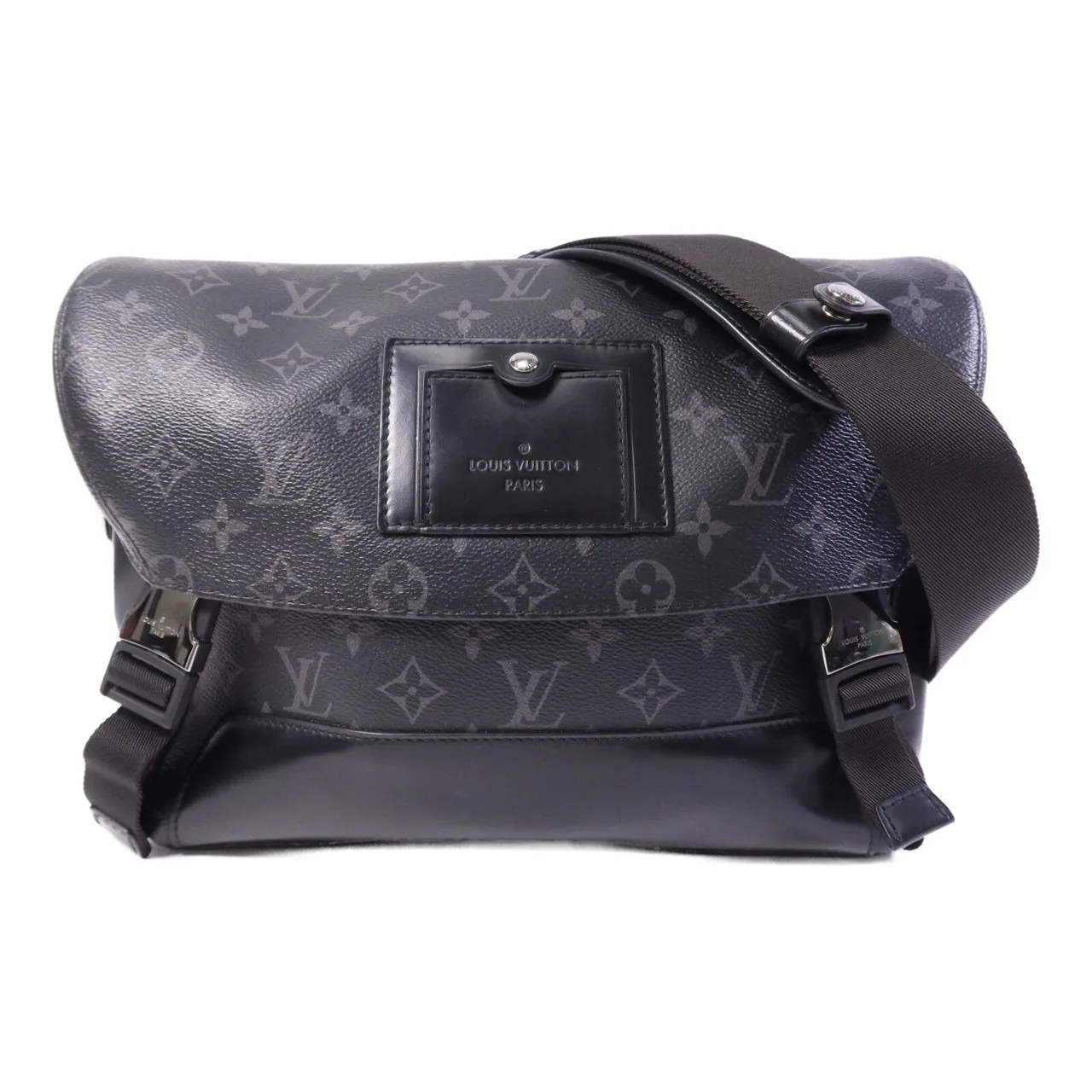 LOUIS VUITTON M40511 Shoulder Bag Coated Canvas 黑色