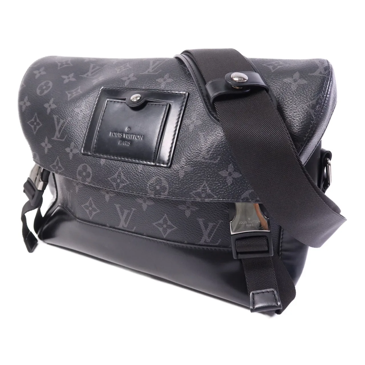 LOUIS VUITTON M40511 Shoulder Bag Coated Canvas 黑色 Coated Canvas Rank A - Thumbnail 3