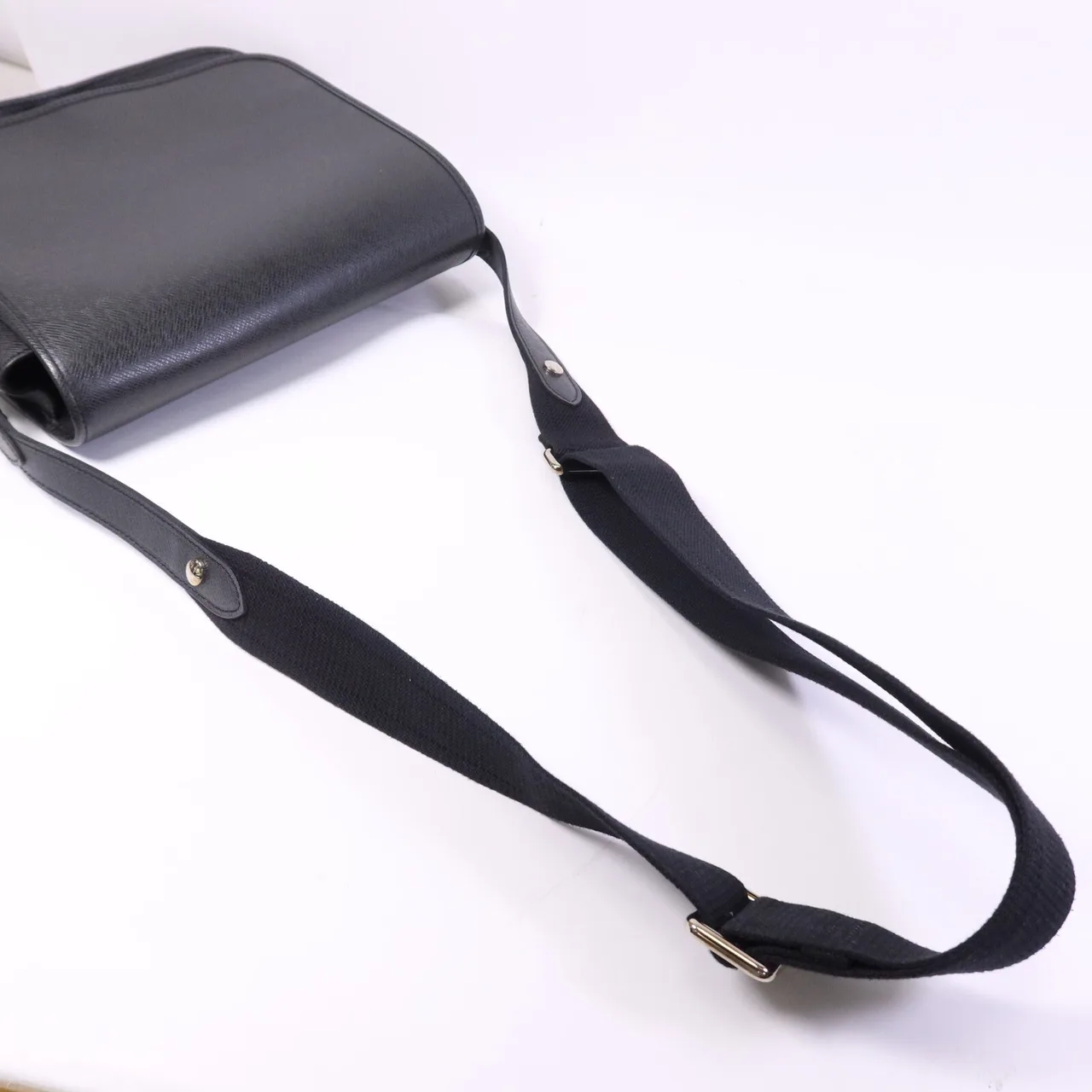 LOUIS VUITTON Andrei M32482 肩背包 牛皮 黑色 牛皮 中古品A - 縮圖 9