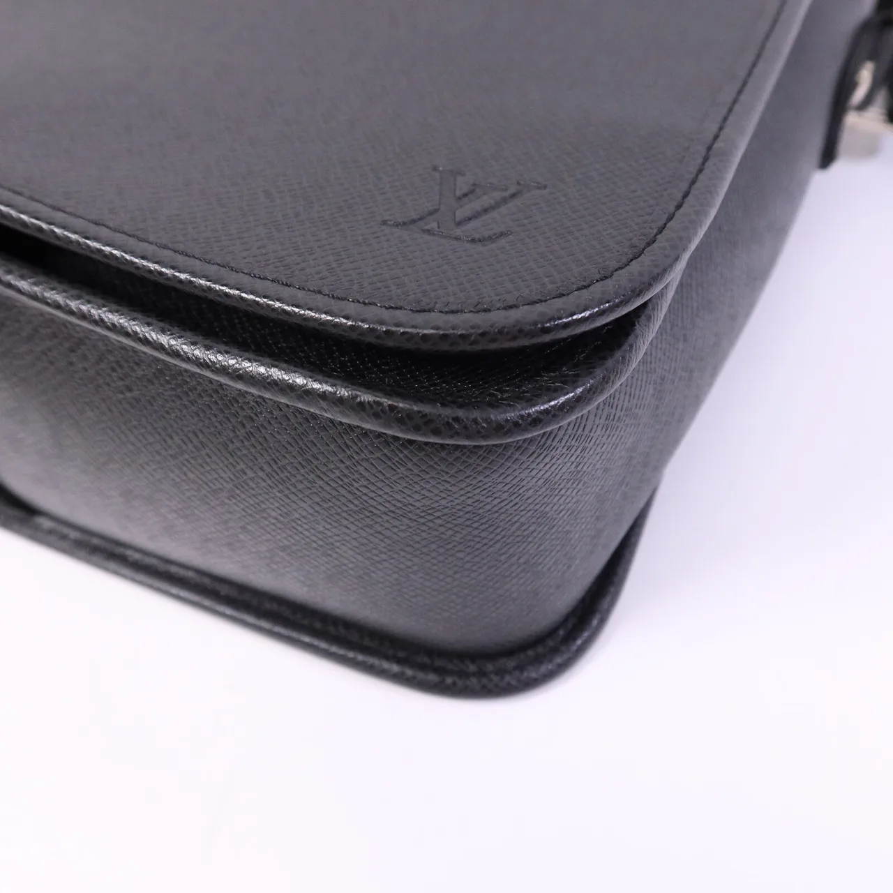 LOUIS VUITTON Andrei M32482 肩背包 牛皮 黑色 牛皮 中古品A - 縮圖 11