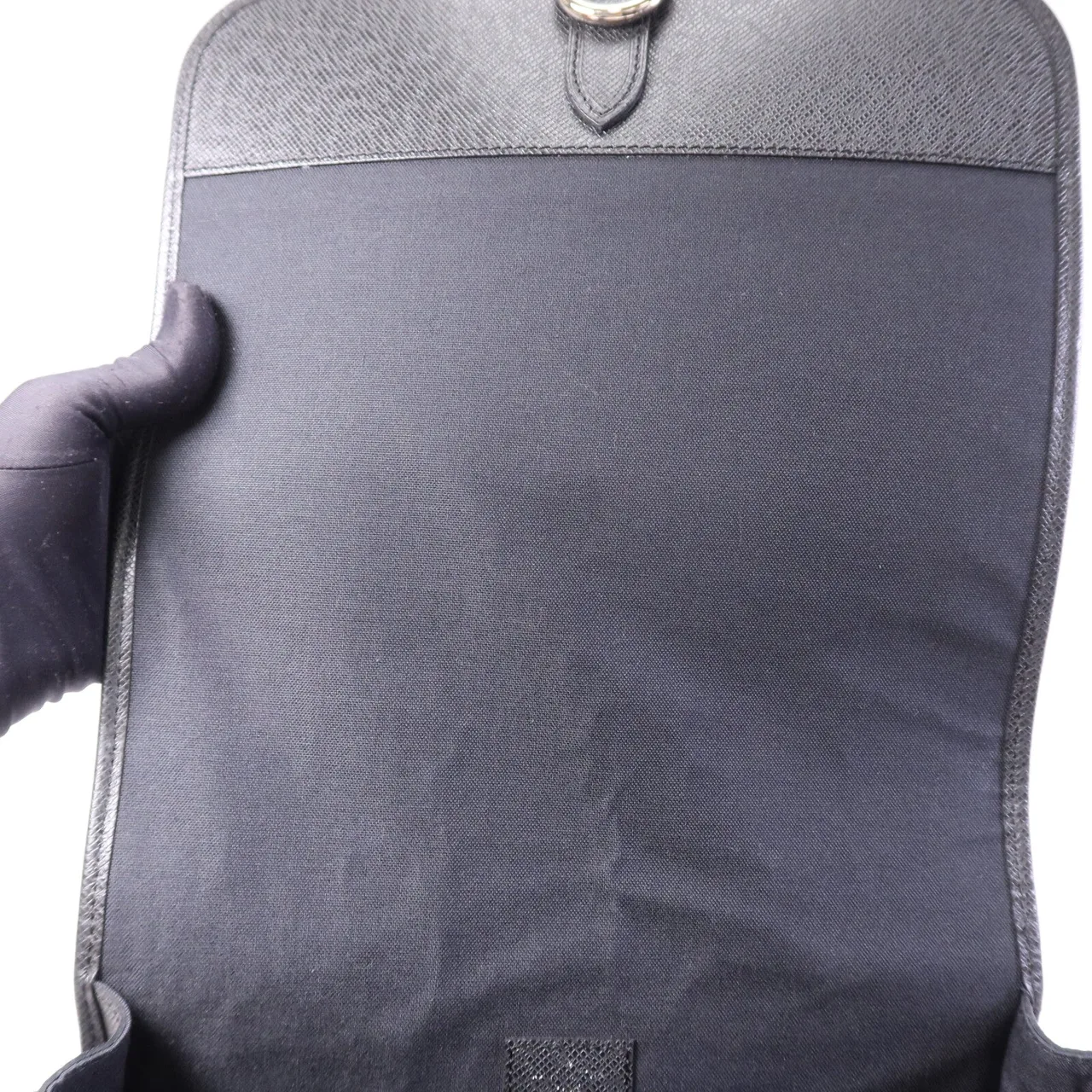 LOUIS VUITTON Andrei M32482 肩背包 牛皮 黑色 牛皮 中古品A - 縮圖 15