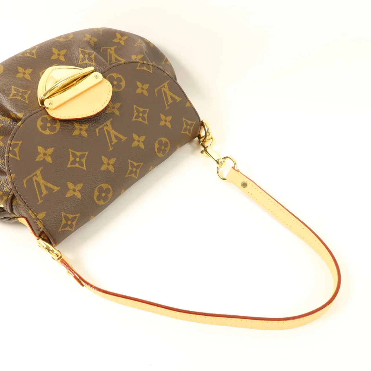 LOUIS VUITTON Sunset M13617 Shoulder Bag Coated Canvas 棕色 Coated Canvas Rank A - Thumbnail 6