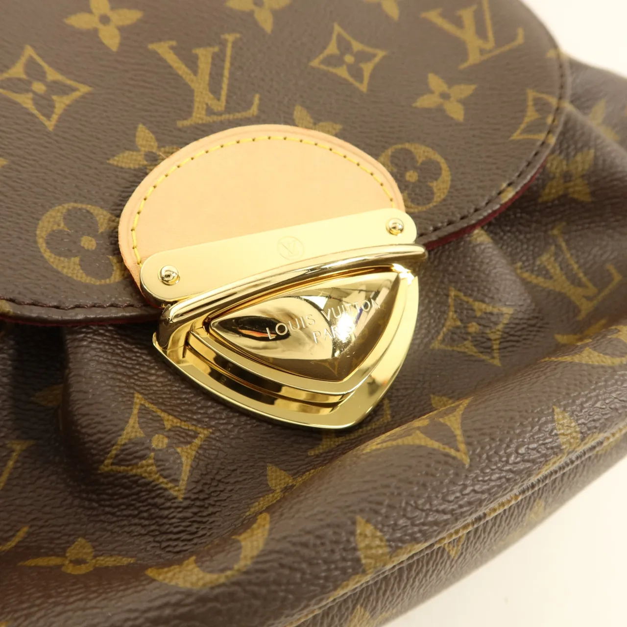 LOUIS VUITTON Sunset M13617 Shoulder Bag Coated Canvas 棕色 Coated Canvas Rank A - Thumbnail 11