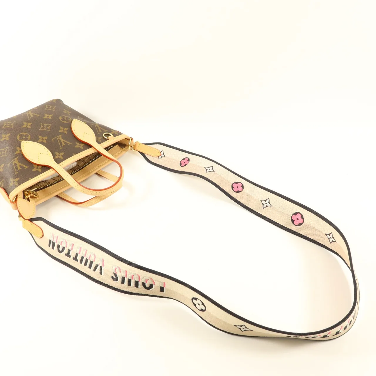 LOUIS VUITTON Neverfull M46705 2-Way Bag Coated Canvas 棕色 / Brown Coated Canvas Rank B - Thumbnail 7