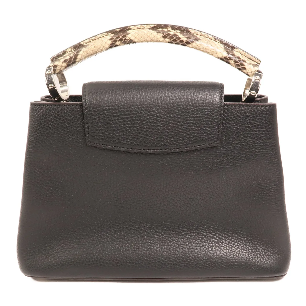 LOUIS VUITTON Capucines N92040 2-Way Bag Calfskin 黑色 / Black Calfskin Rank A - Thumbnail 2