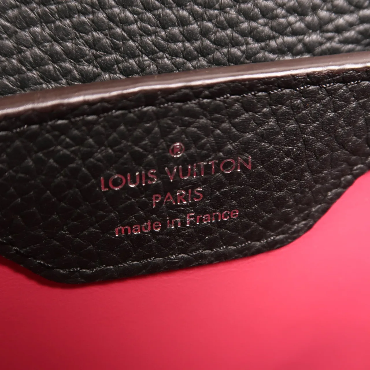 LOUIS VUITTON Capucines N92040 2-Way Bag Calfskin 黑色 / Black Calfskin Rank A - Thumbnail 6