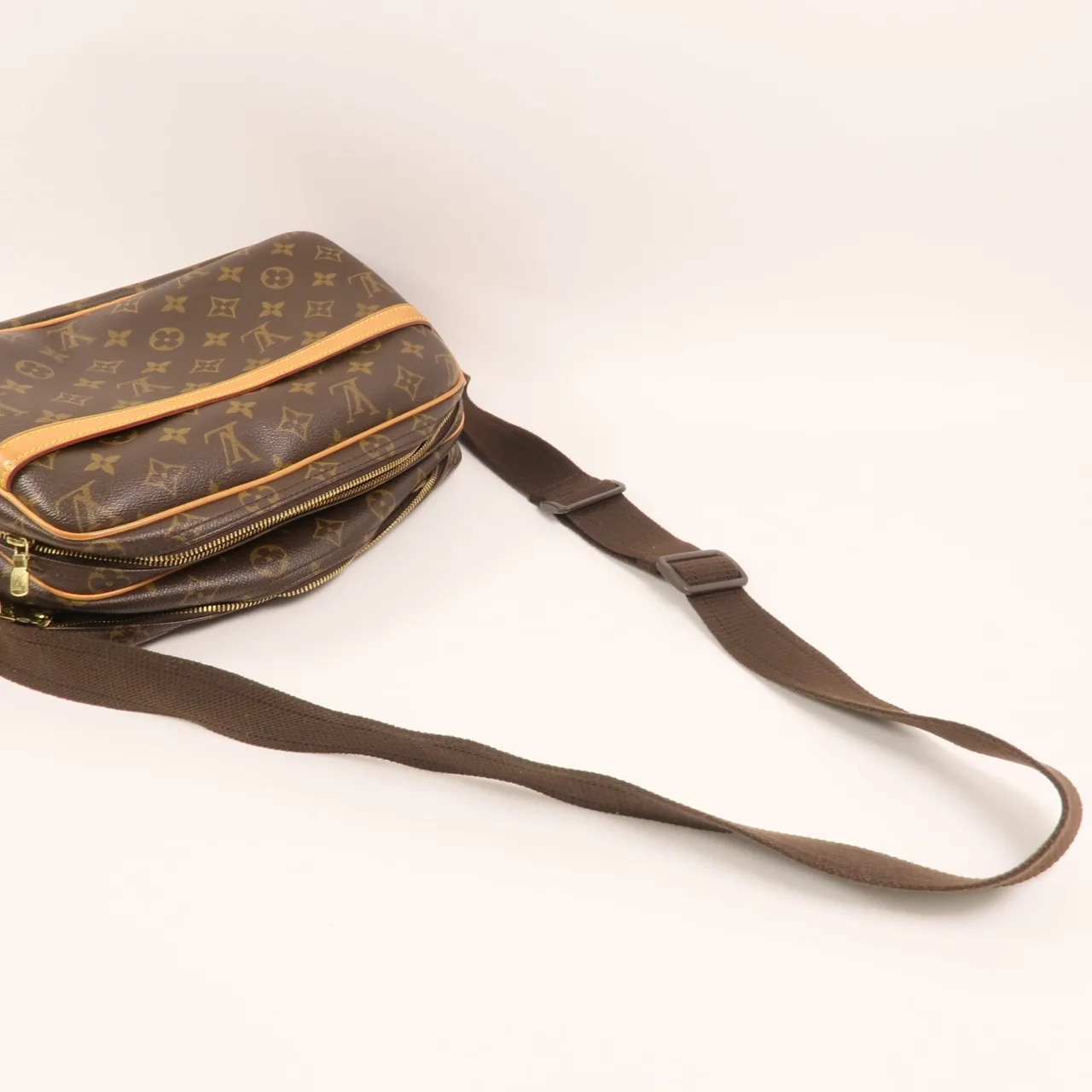 LOUIS VUITTON Reporter M45254 肩背包 塗層帆布 棕色 / Brown 塗層帆布 中古品A - 縮圖 9