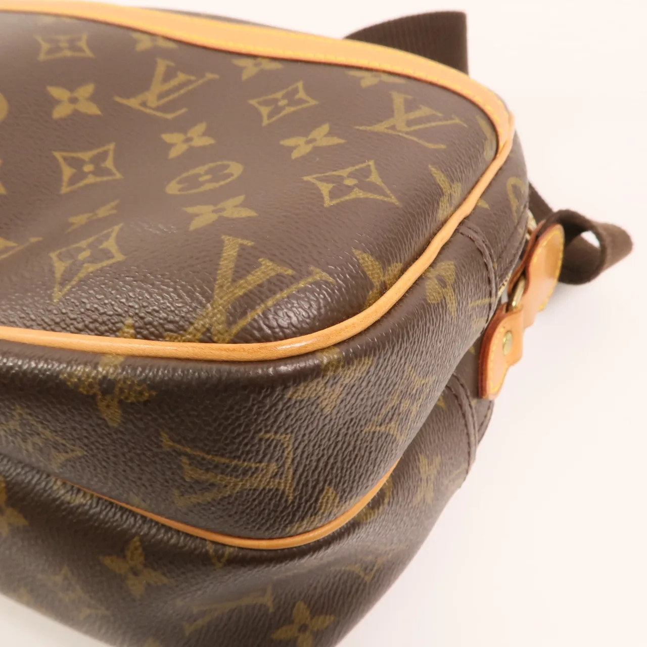 LOUIS VUITTON Reporter M45254 肩背包 塗層帆布 棕色 / Brown 塗層帆布 中古品A - 縮圖 10