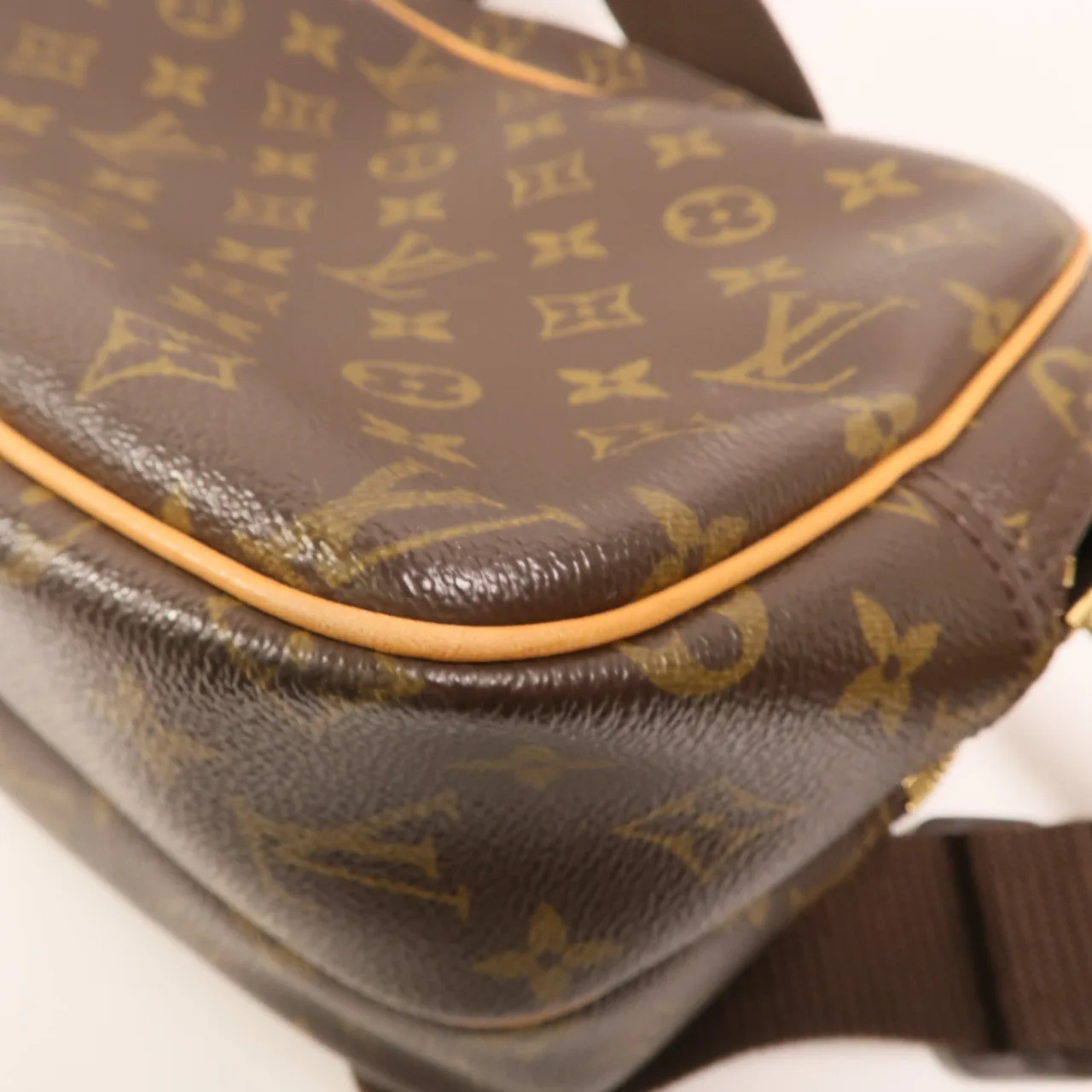 LOUIS VUITTON Reporter M45254 肩背包 塗層帆布 棕色 / Brown 塗層帆布 中古品A - 縮圖 12