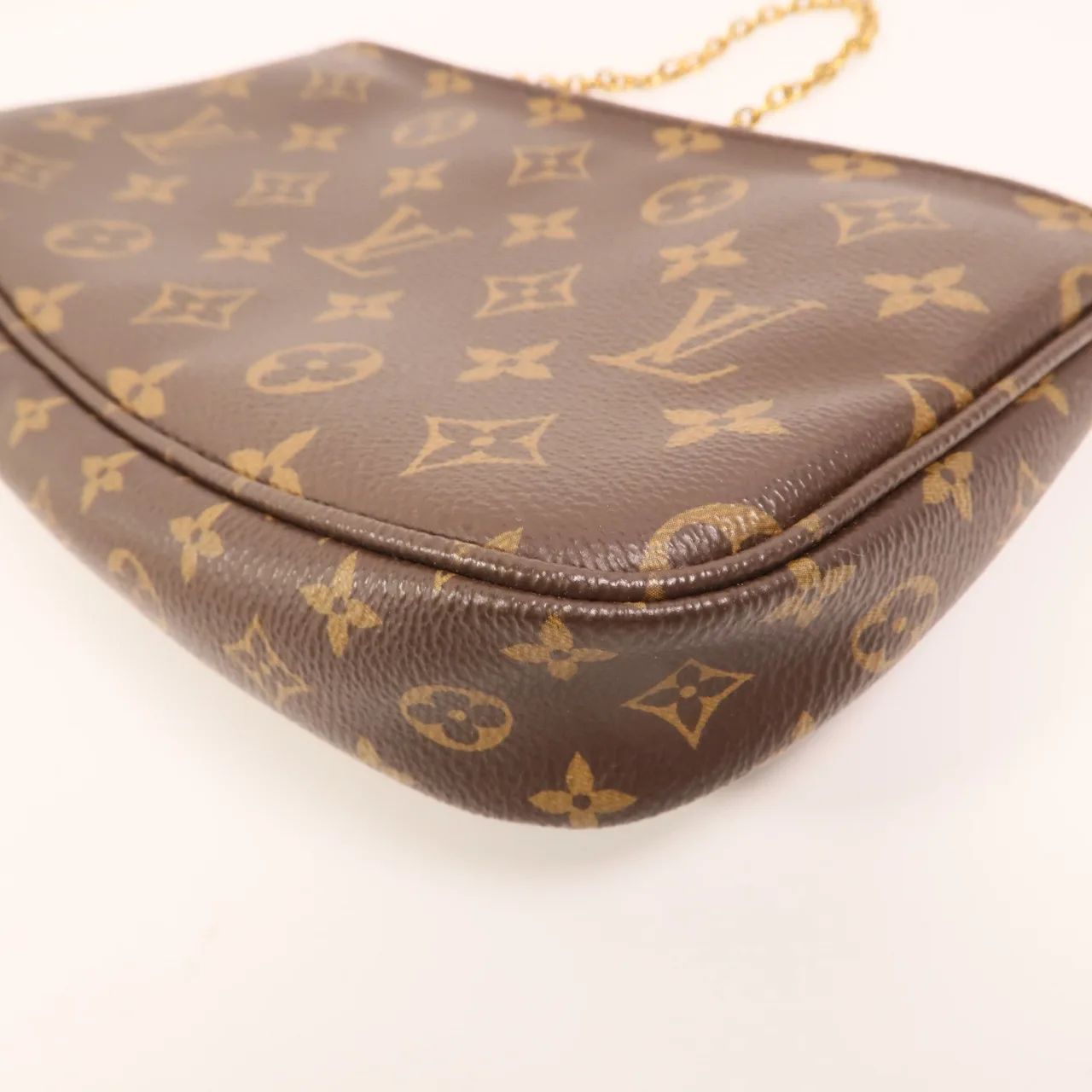 LOUIS VUITTON Multi Pochette M44840 兩用包 塗層帆布 棕色 / Brown 塗層帆布 中古品B - 縮圖 12