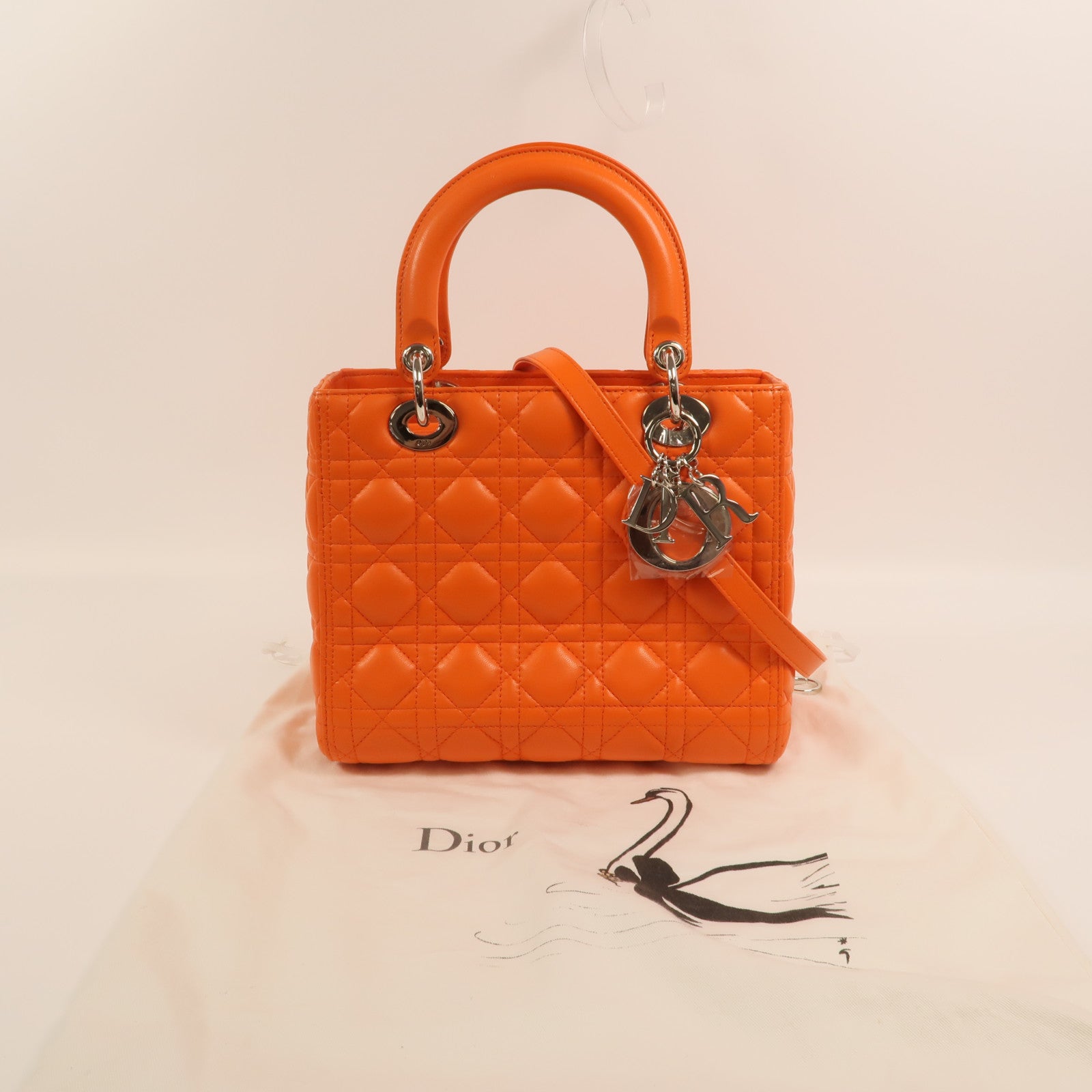 LOUIS VUITTON 2-Way Bag Lambskin 12