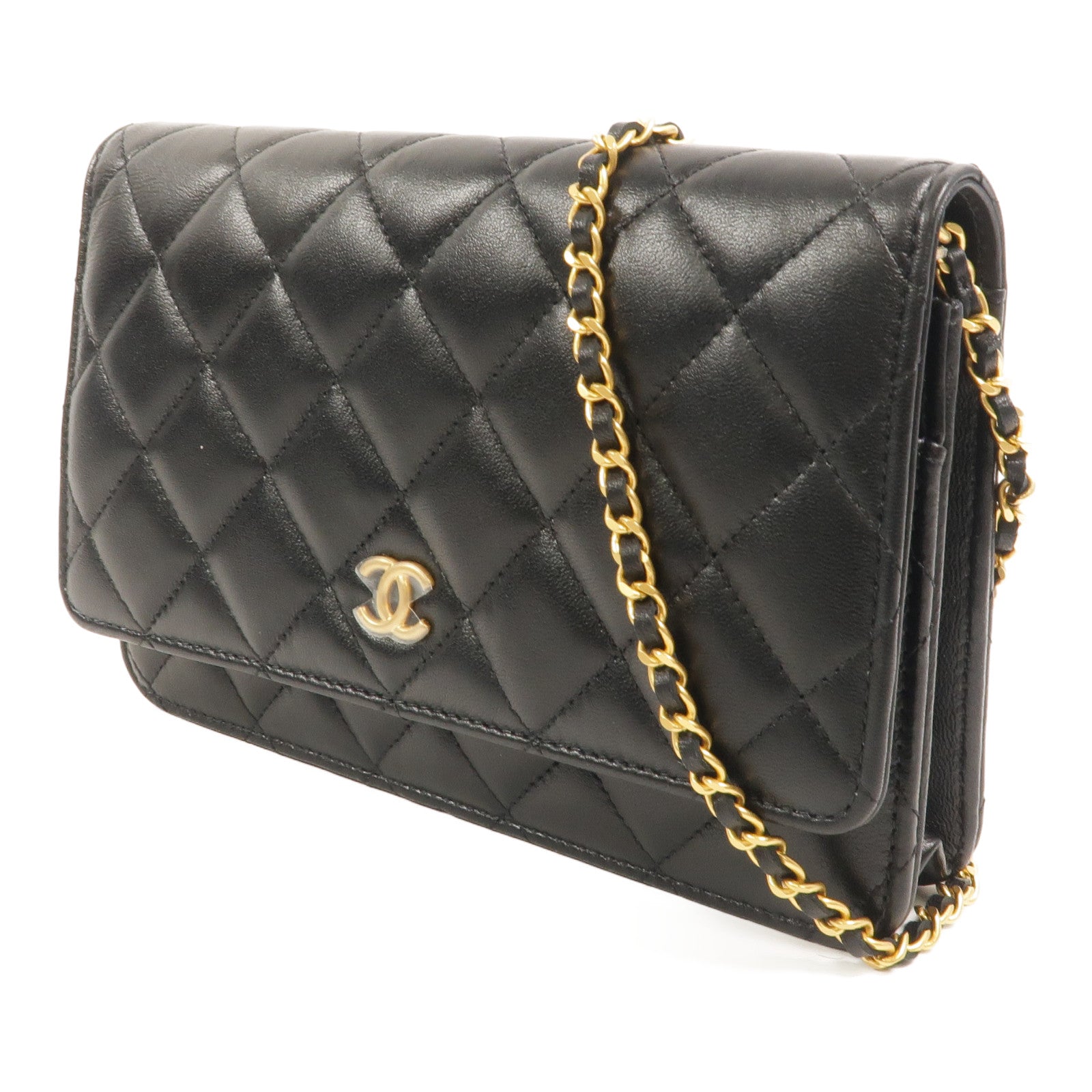 LOUIS VUITTON WOC Shoulder Bag Lambskin 3