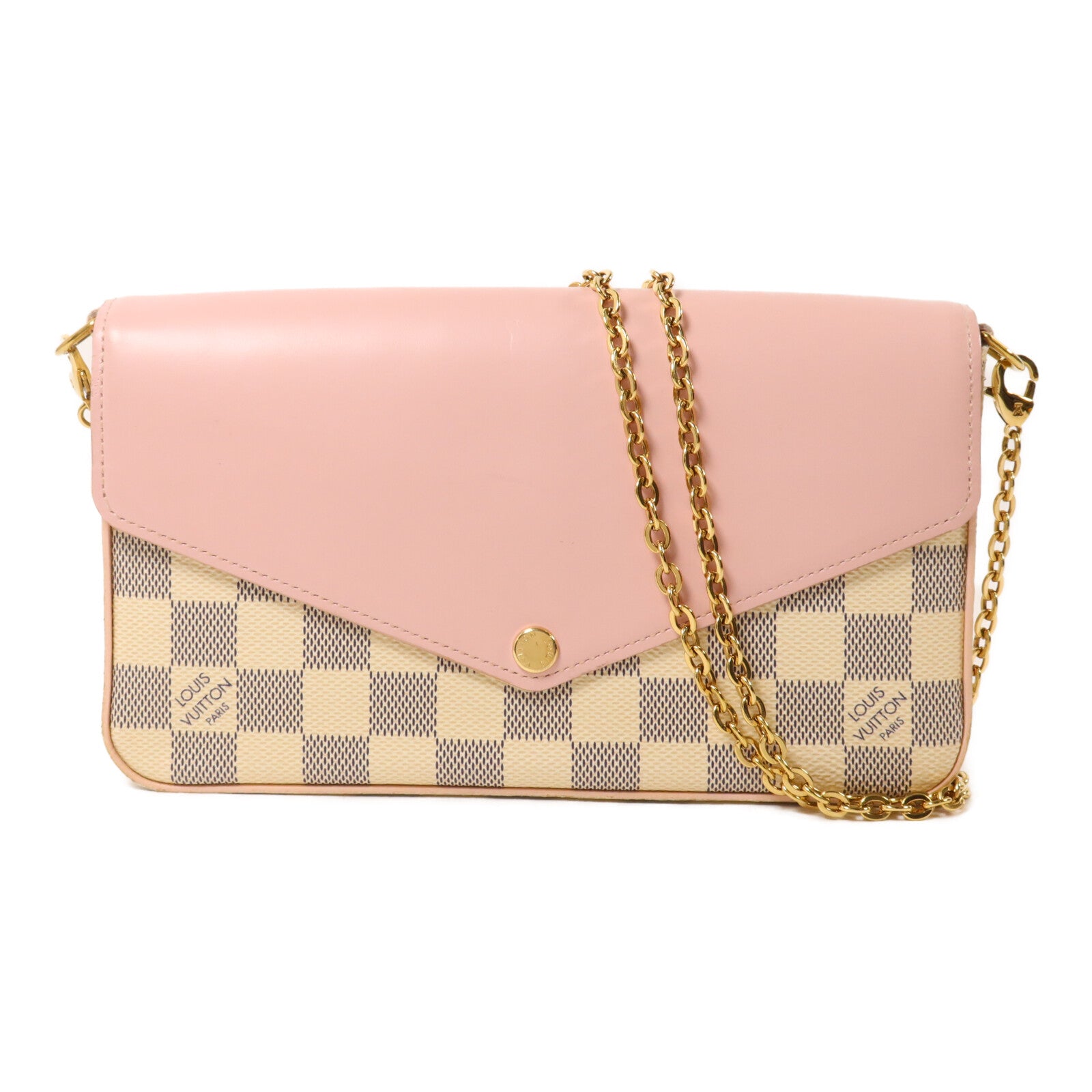 LOUIS VUITTON Felicie N60235 Shoulder Bag Coated Canvas