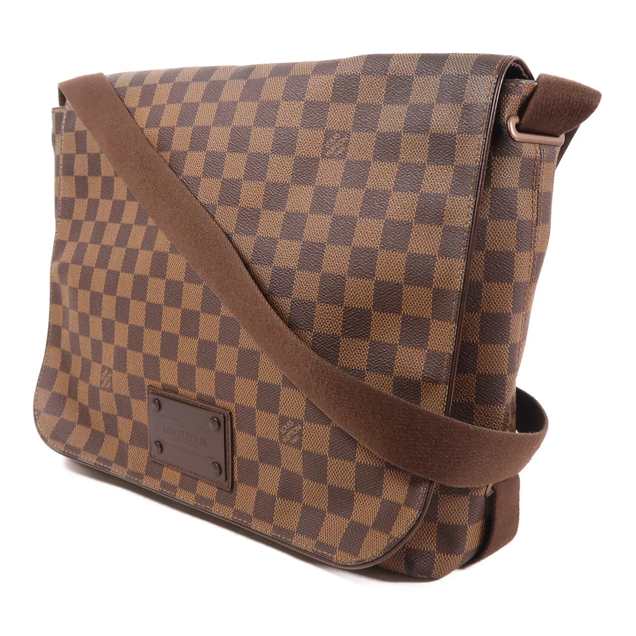 LOUIS VUITTON Brooklyn N51212 肩背包 塗層帆布 棕色 / Brown 塗層帆布 中古品A - 縮圖 3
