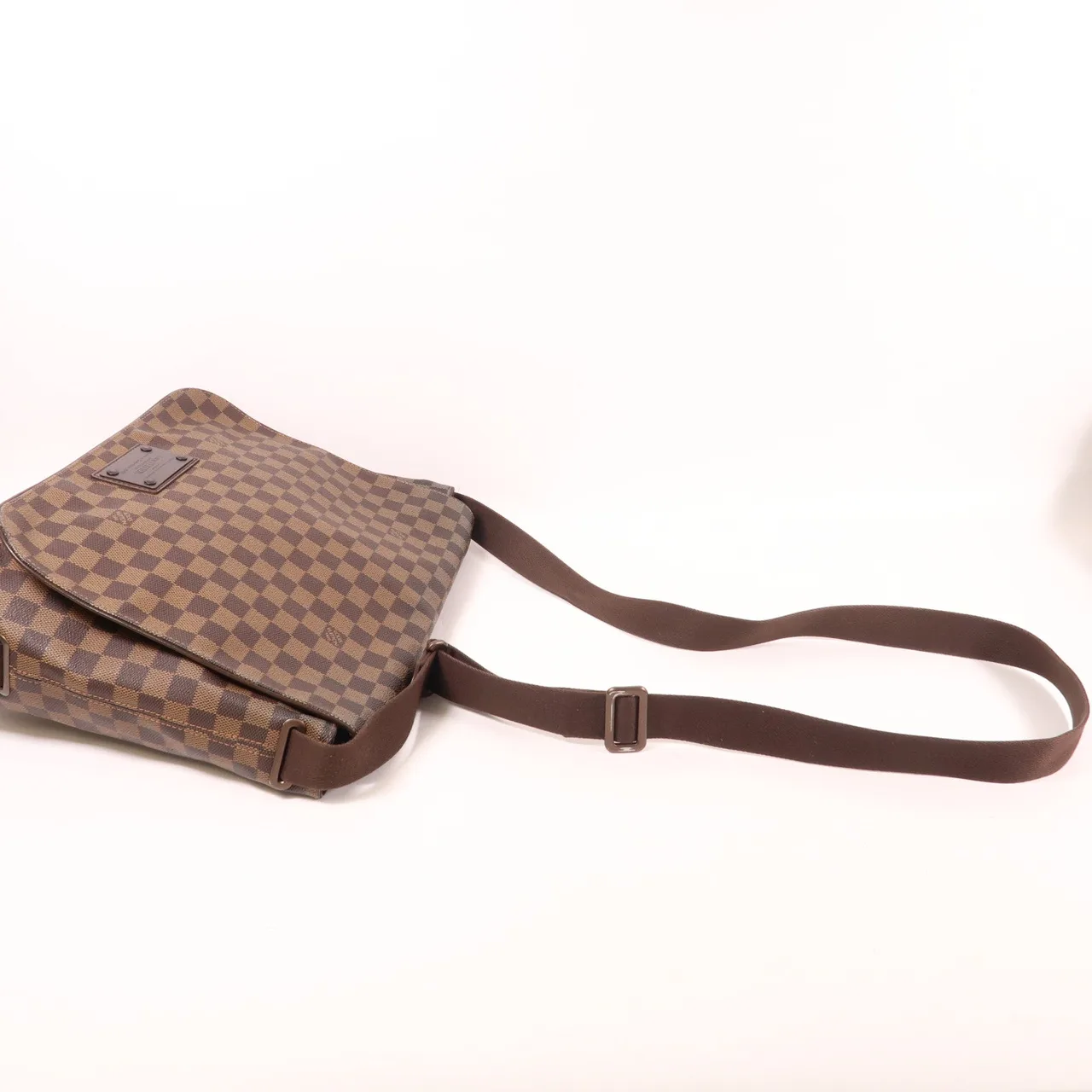 LOUIS VUITTON Brooklyn N51212 肩背包 塗層帆布 棕色 / Brown 塗層帆布 中古品A - 縮圖 8