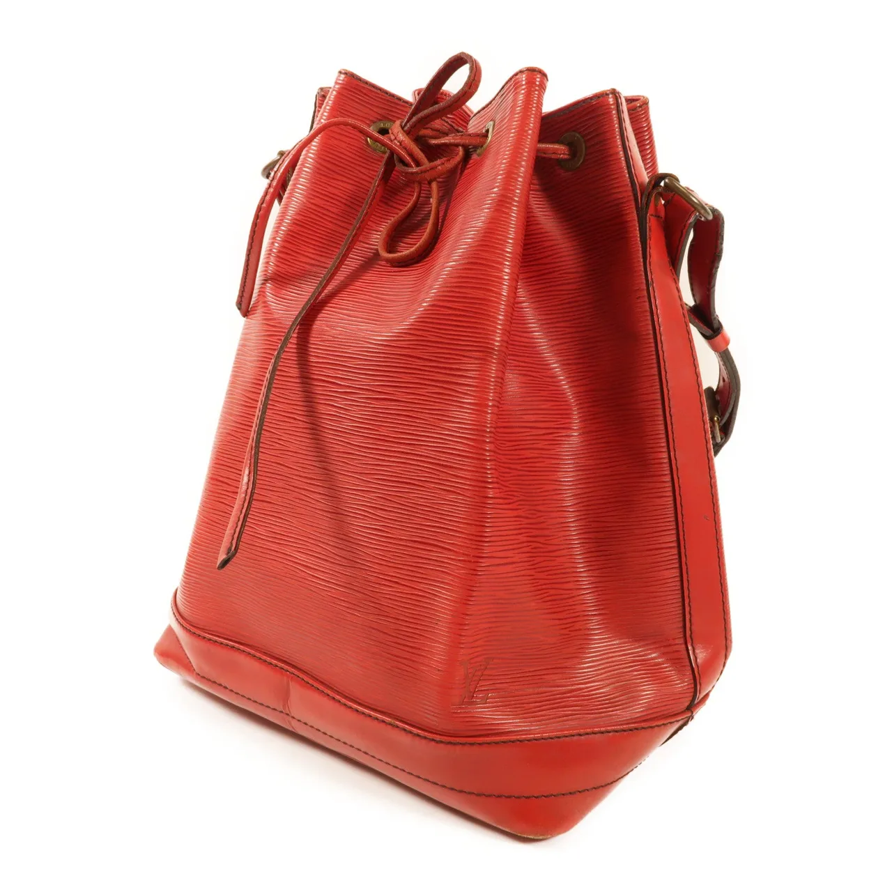 LOUIS VUITTON Noe M44007 肩背包 牛皮 紅色 / Red 牛皮 中古品B - 縮圖 3