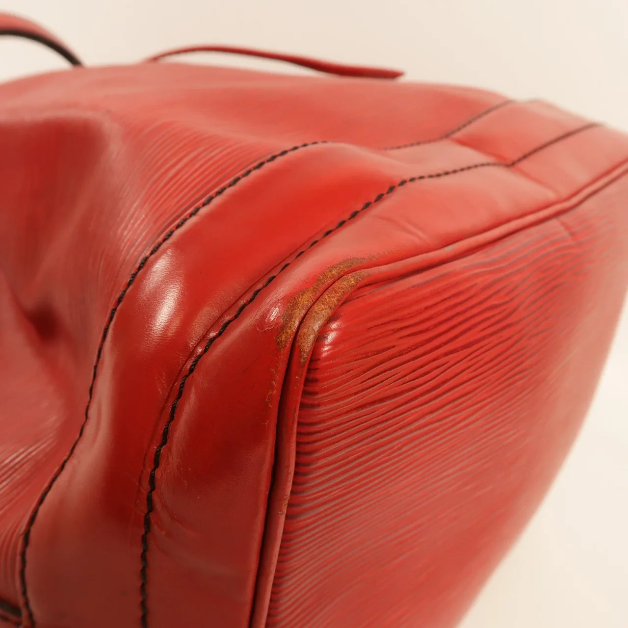 LOUIS VUITTON Noe M44007 肩背包 牛皮 紅色 / Red 牛皮 中古品B - 縮圖 5