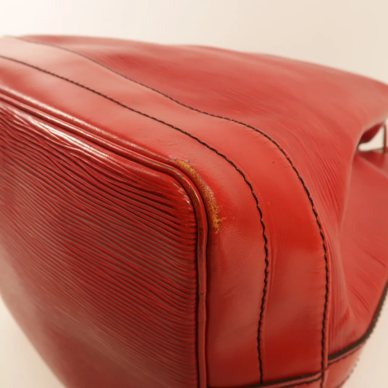 LOUIS VUITTON Noe M44007 肩背包 牛皮 紅色 / Red 牛皮 中古品B - 縮圖 7