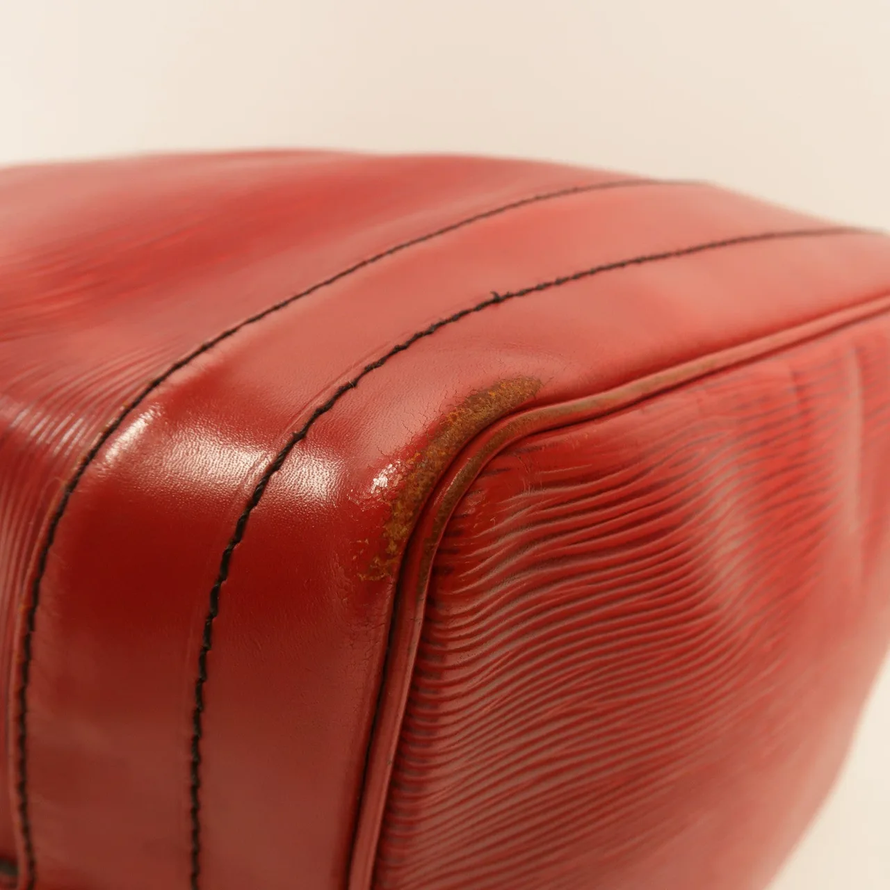 LOUIS VUITTON Noe M44007 肩背包 牛皮 紅色 / Red 牛皮 中古品B - 縮圖 8