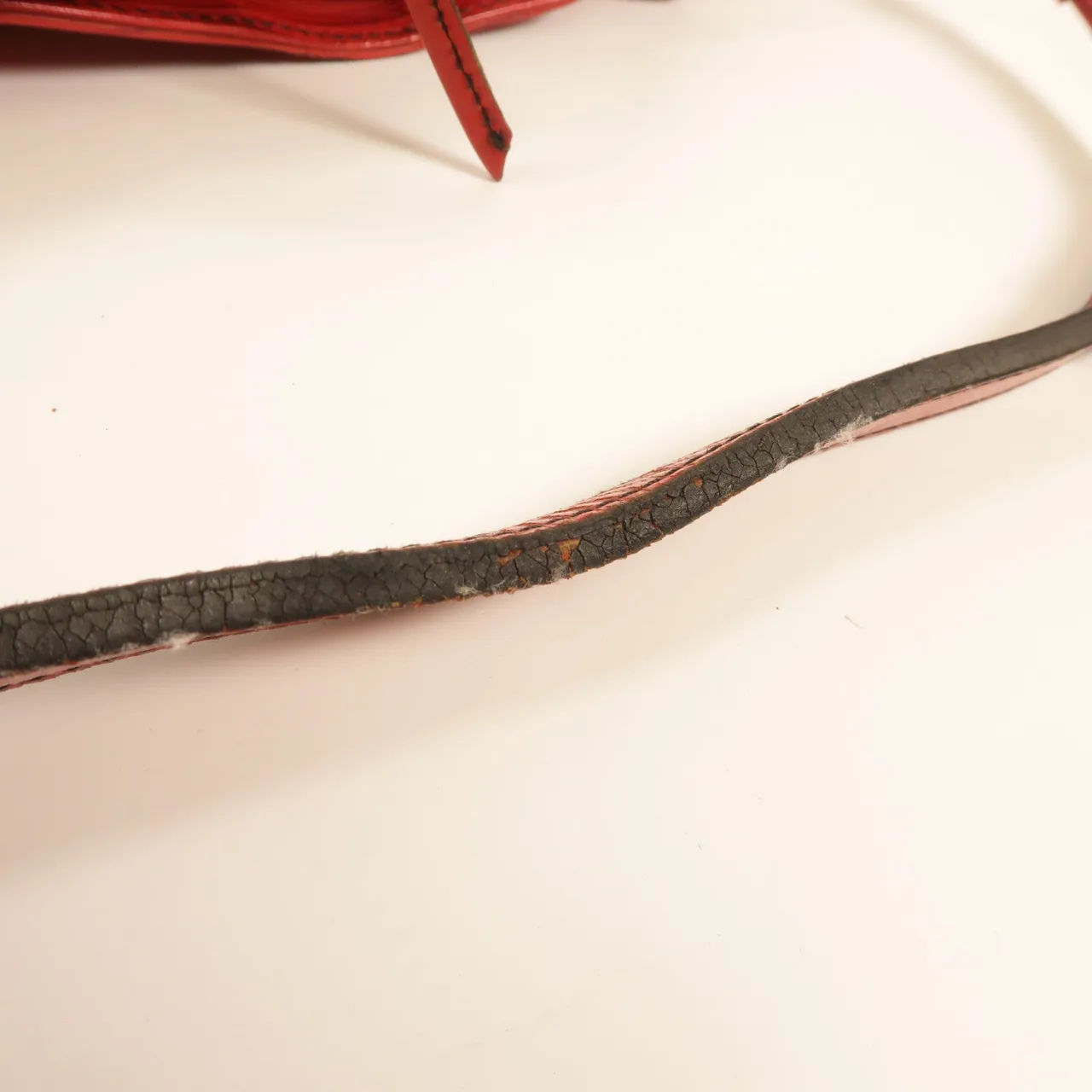 LOUIS VUITTON Noe M44007 肩背包 牛皮 紅色 / Red 牛皮 中古品B - 縮圖 14