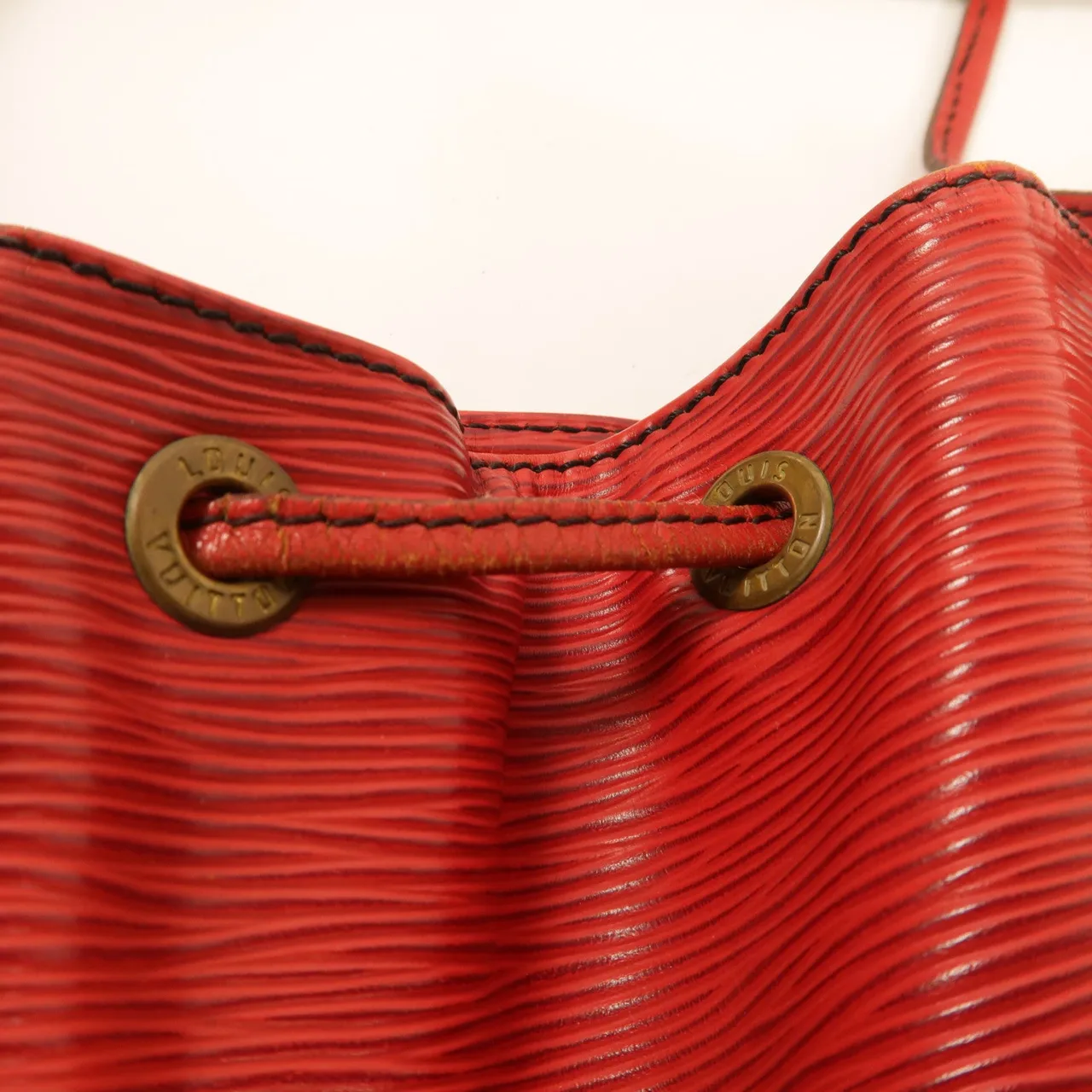 LOUIS VUITTON Noe M44007 肩背包 牛皮 紅色 / Red 牛皮 中古品B - 縮圖 18