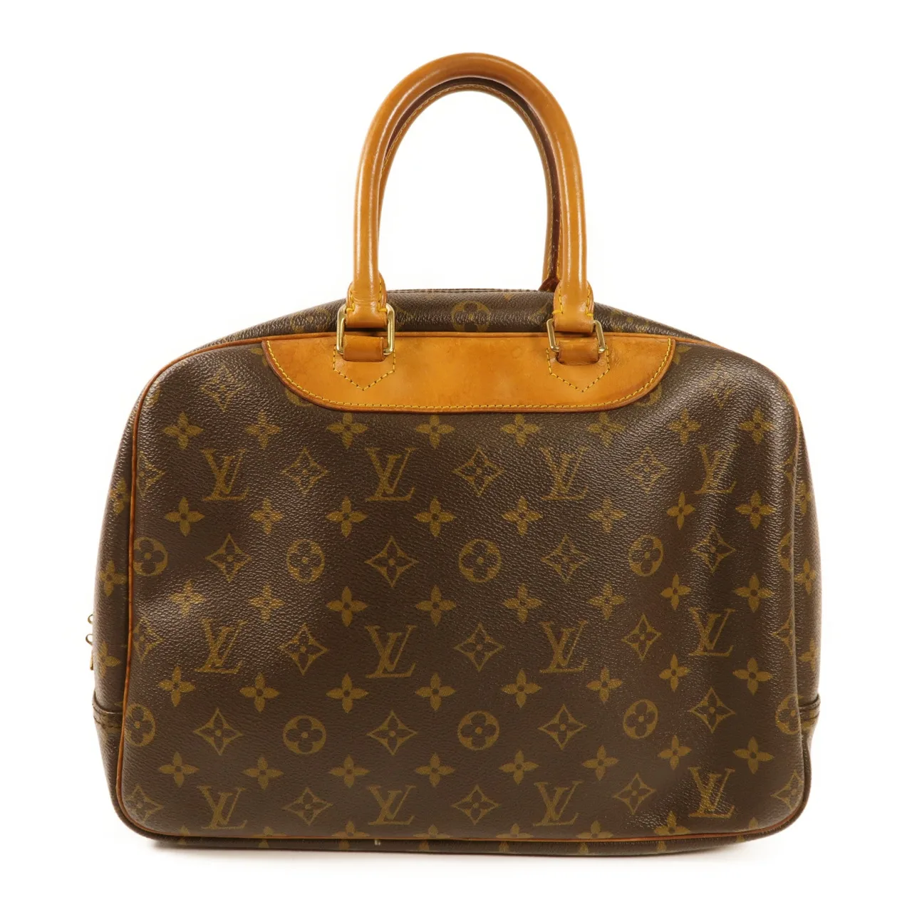 LOUIS VUITTON Deauville M47270 手提包 塗層帆布 棕色 / Brown 塗層帆布 中古品C - 縮圖 2