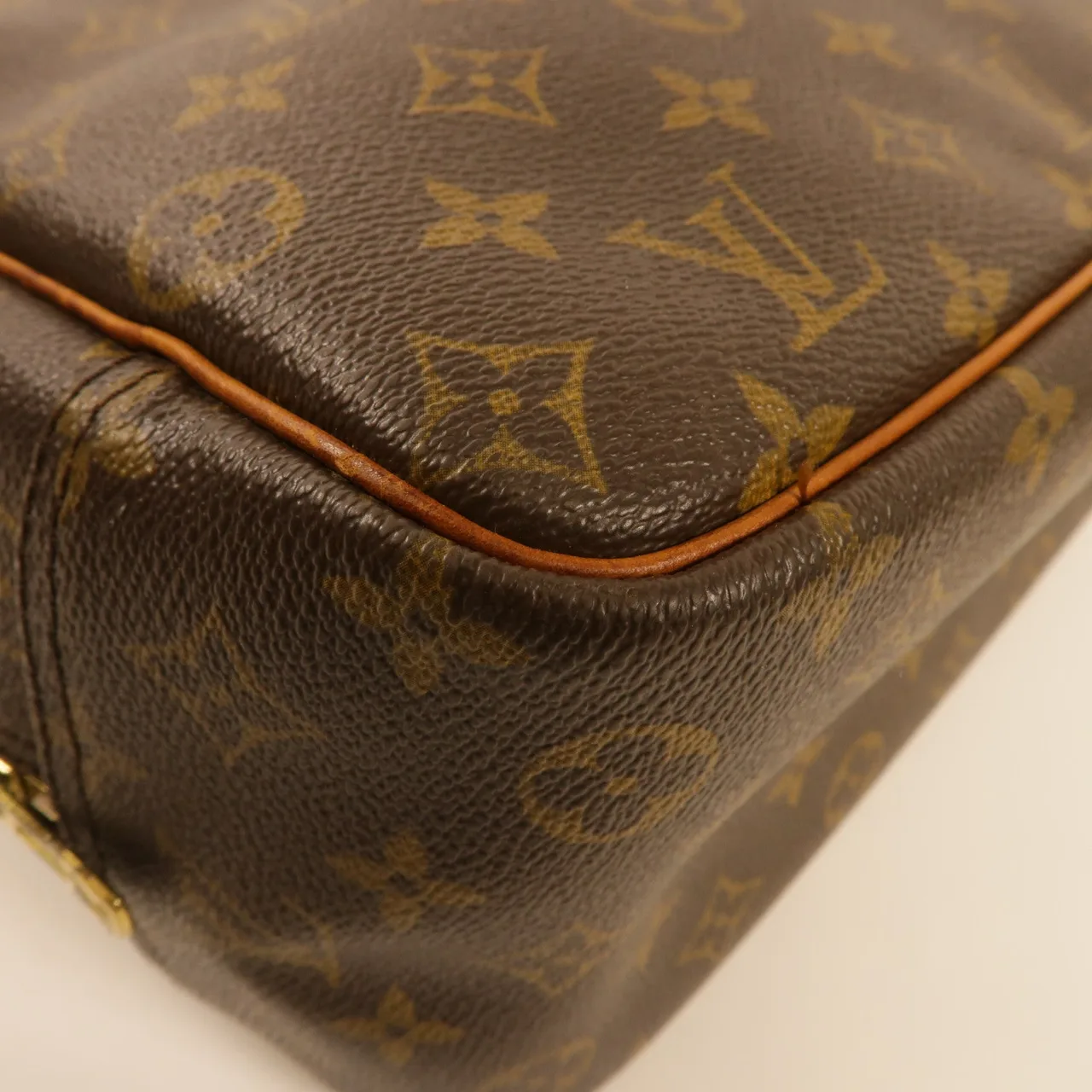 LOUIS VUITTON Deauville M47270 手提包 塗層帆布 棕色 / Brown 塗層帆布 中古品C - 縮圖 7
