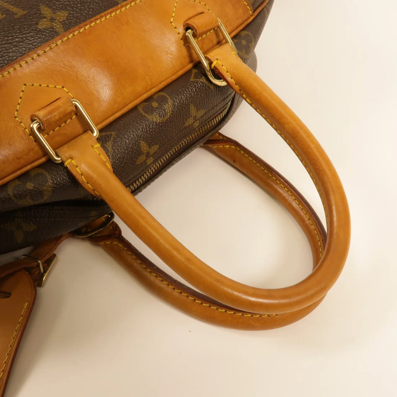 LOUIS VUITTON Deauville M47270 手提包 塗層帆布 棕色 / Brown 塗層帆布 中古品C - 縮圖 9