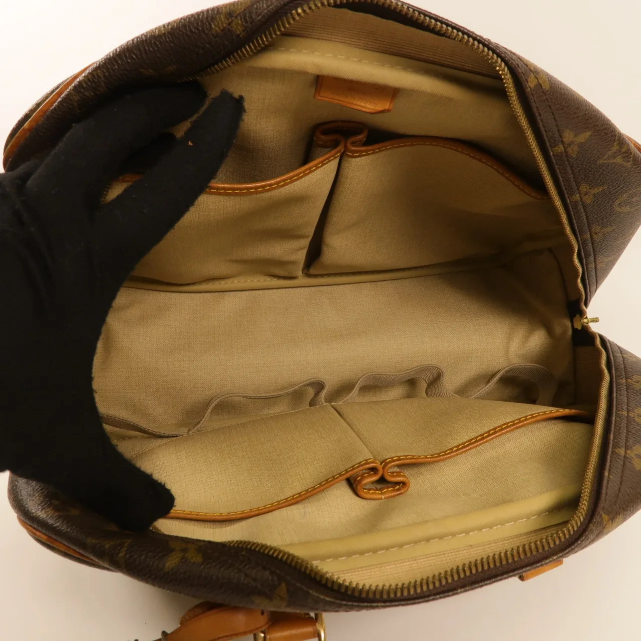 LOUIS VUITTON Deauville M47270 手提包 塗層帆布 棕色 / Brown 塗層帆布 中古品C - 縮圖 12