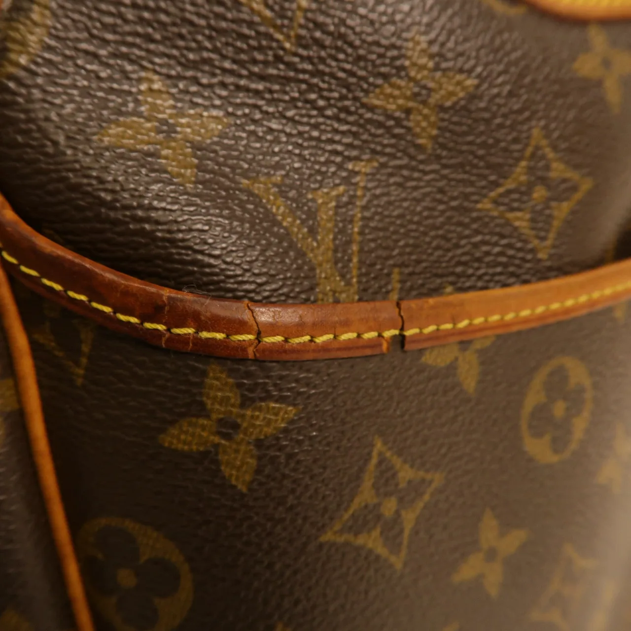 LOUIS VUITTON Deauville M47270 手提包 塗層帆布 棕色 / Brown 塗層帆布 中古品C - 縮圖 14