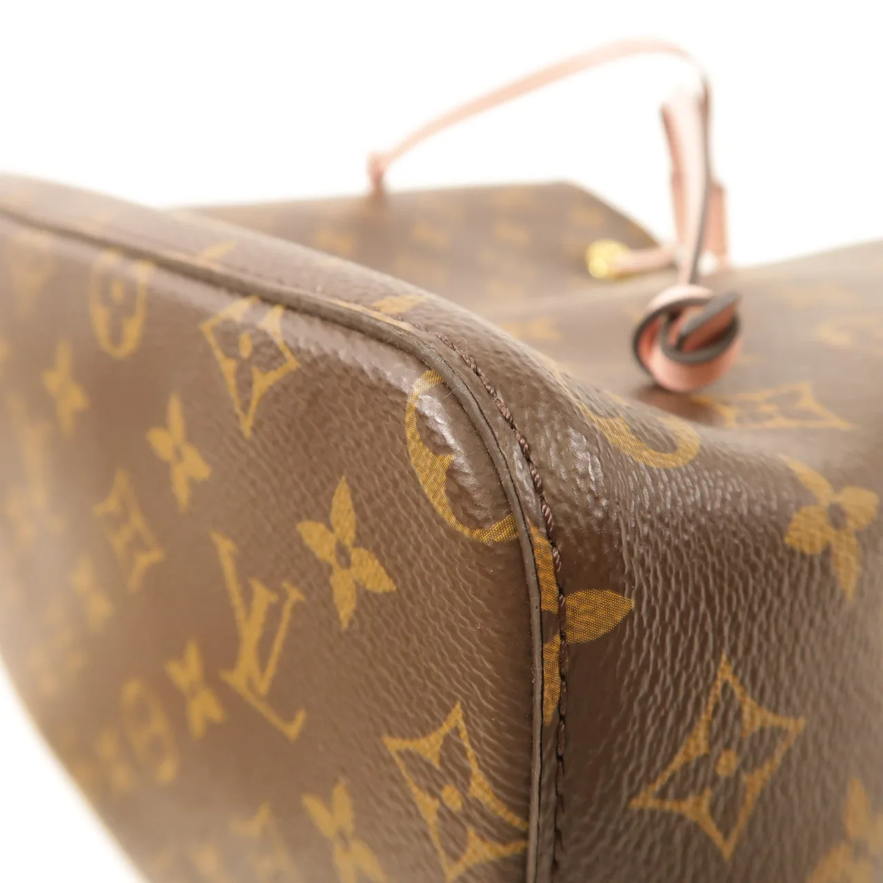LOUIS VUITTON NeoNoe M44022 肩背包 塗層帆布 棕色 / 粉色 / Brown 塗層帆布 中古品A - 縮圖 6