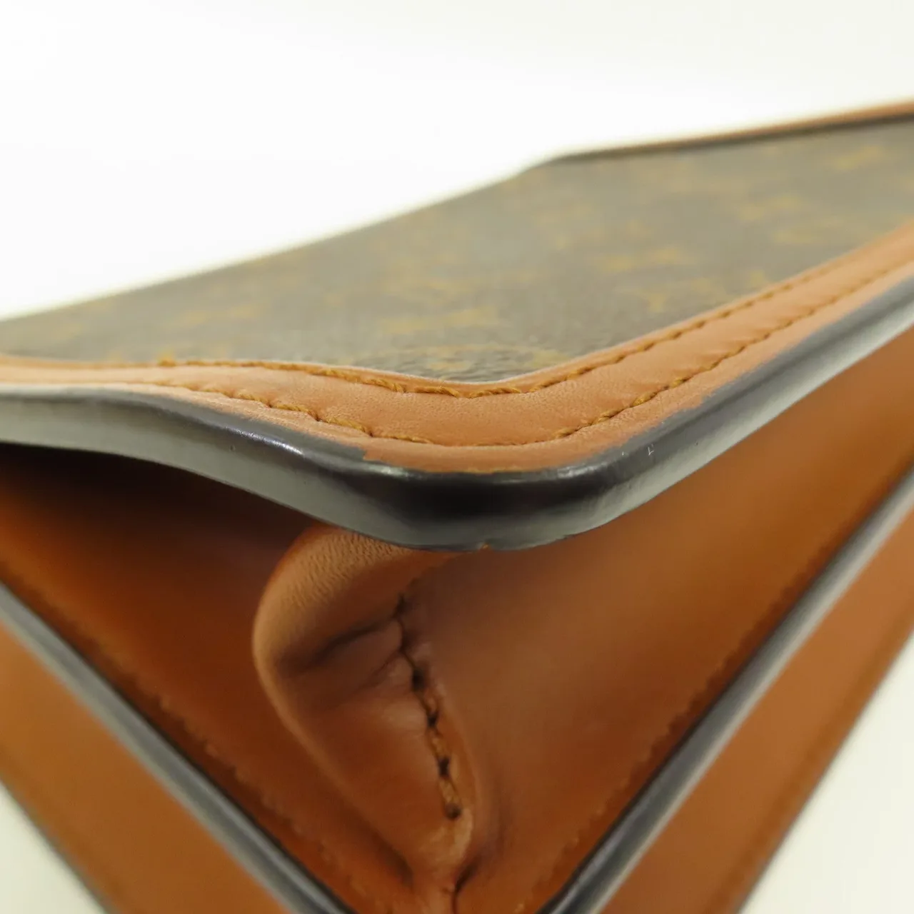 LOUIS VUITTON Mini Dauphine M45959 肩背包 塗層帆布 棕色 塗層帆布 中古品A - 縮圖 12