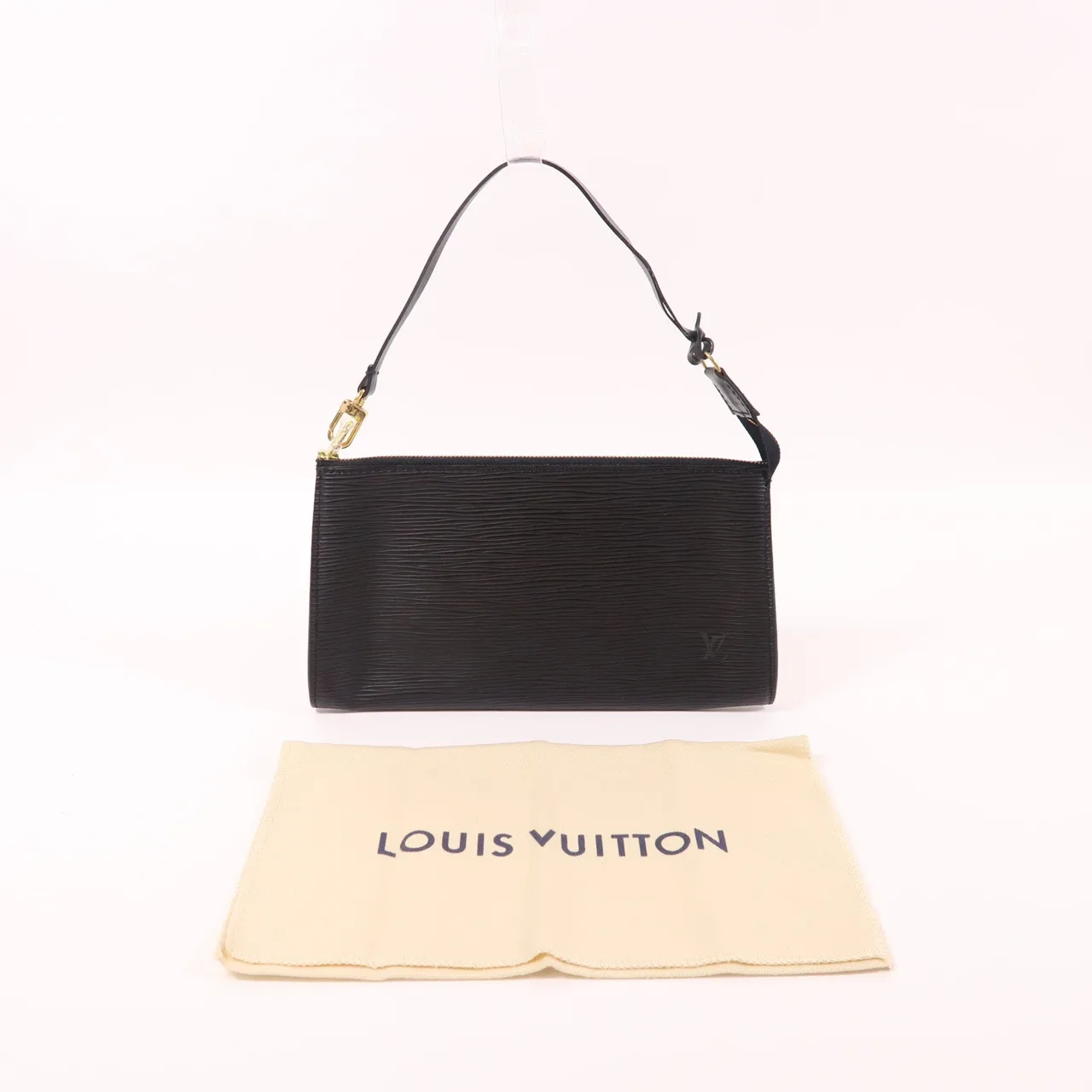 LOUIS VUITTON M52942 手拿包 牛皮 黑色 / Black 牛皮 中古品A - 縮圖 9