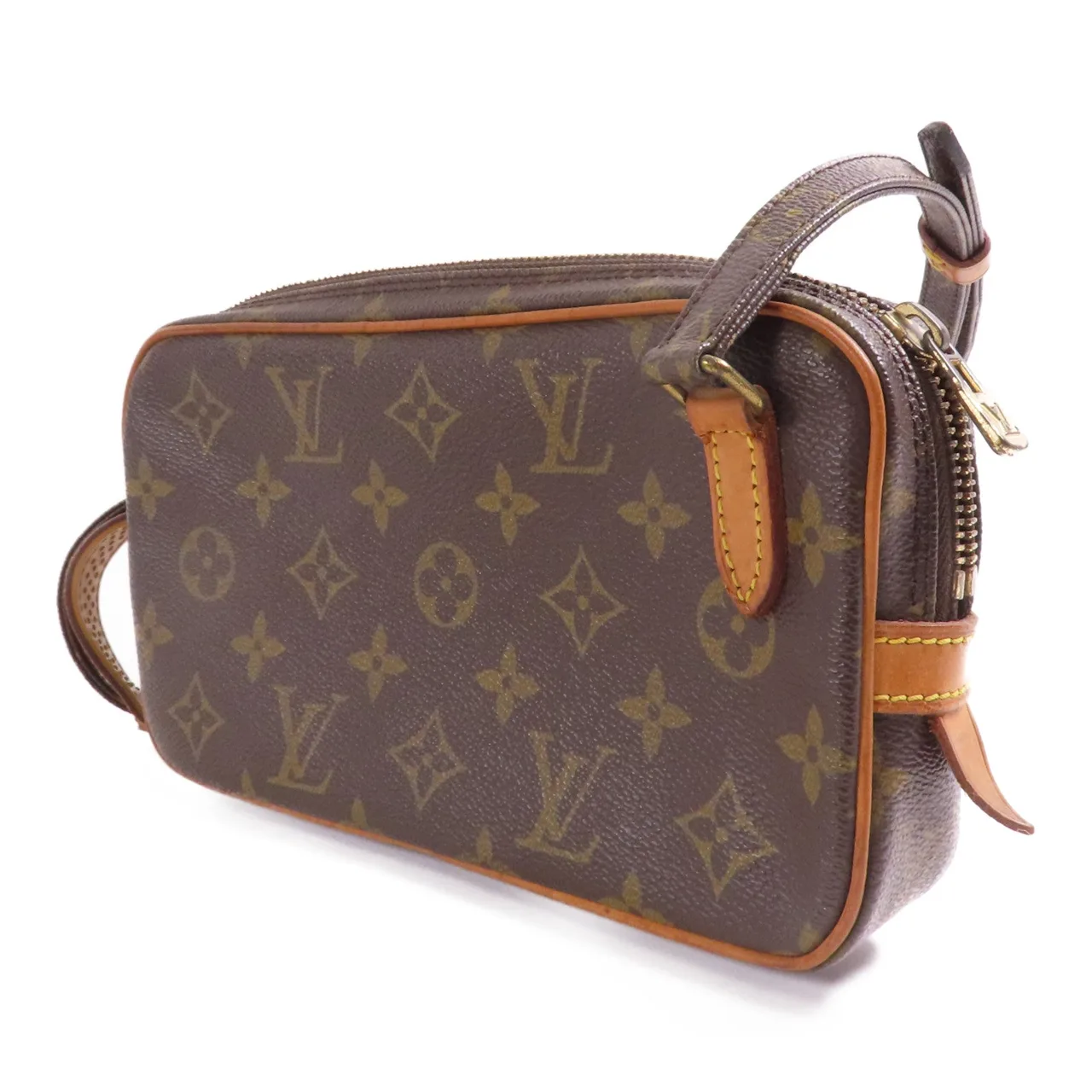 LOUIS VUITTON M51828 肩背包 塗層帆布 棕色 塗層帆布 中古品A - 縮圖 3