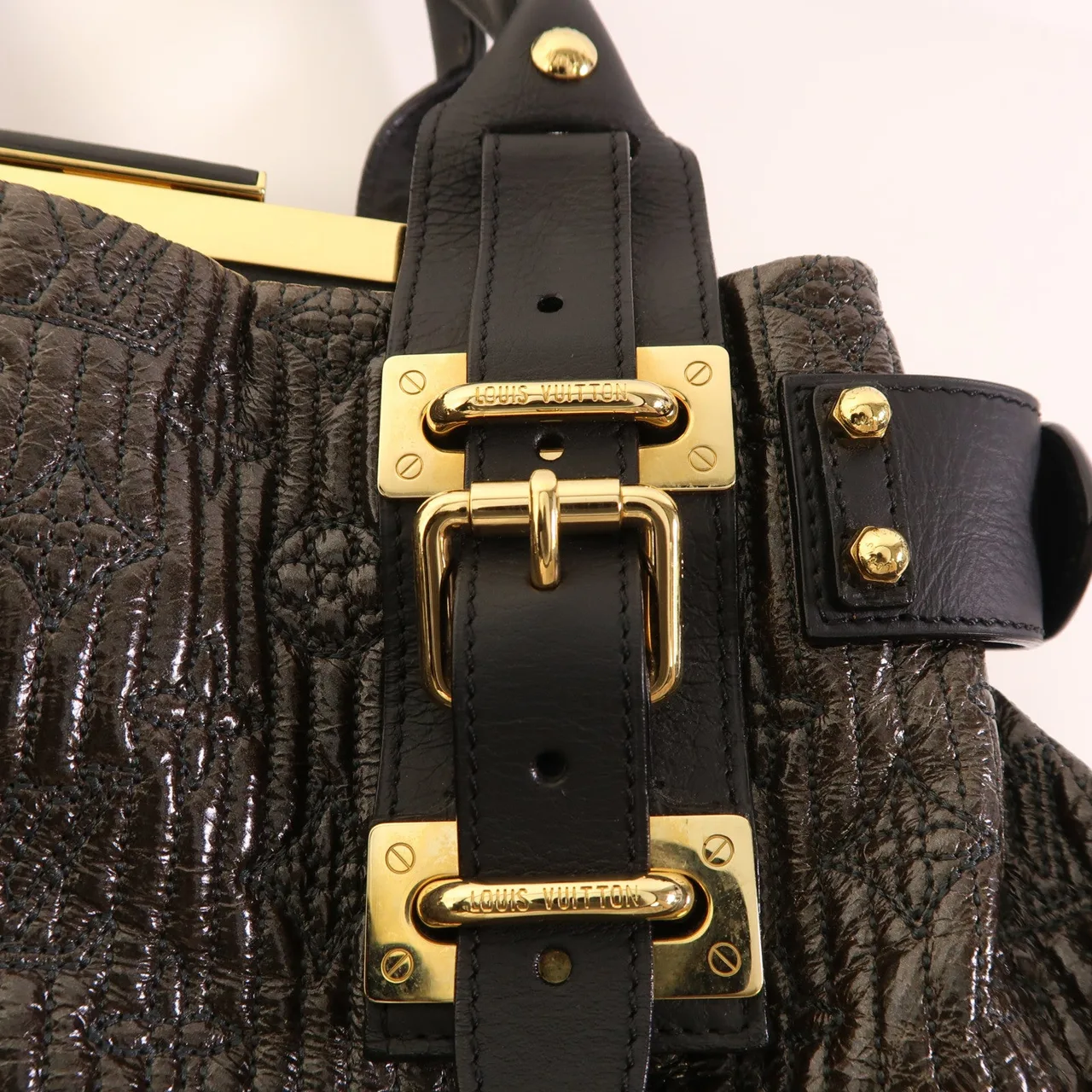 LOUIS VUITTON M95595 肩背包 皮革 棕色 / Brown 皮革 中古品A - 縮圖 10