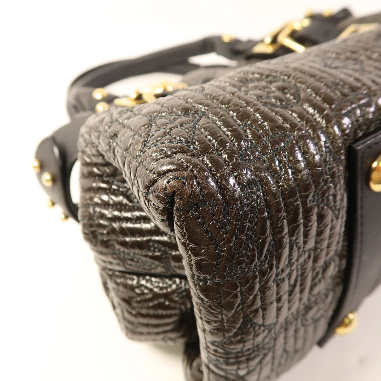 LOUIS VUITTON M95595 肩背包 皮革 棕色 / Brown 皮革 中古品A - 縮圖 12