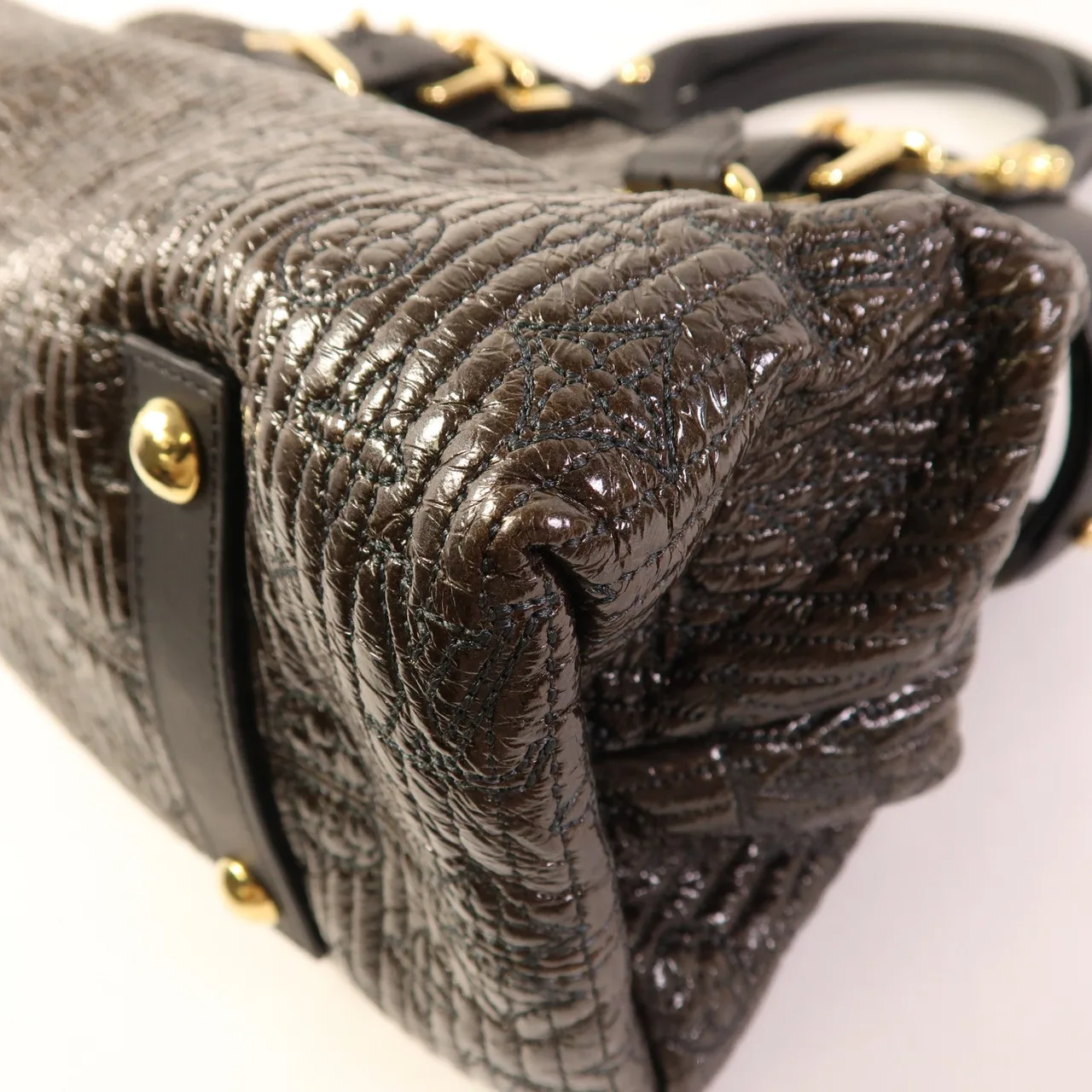 LOUIS VUITTON M95595 肩背包 皮革 棕色 / Brown 皮革 中古品A - 縮圖 13