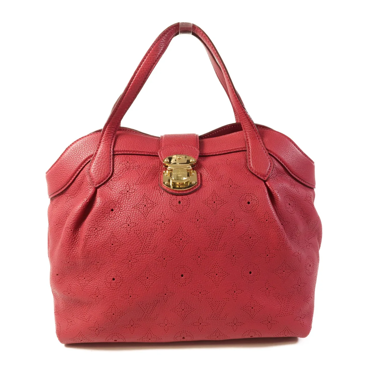 LOUIS VUITTON M93817 手提包 牛皮 紅色 / Red